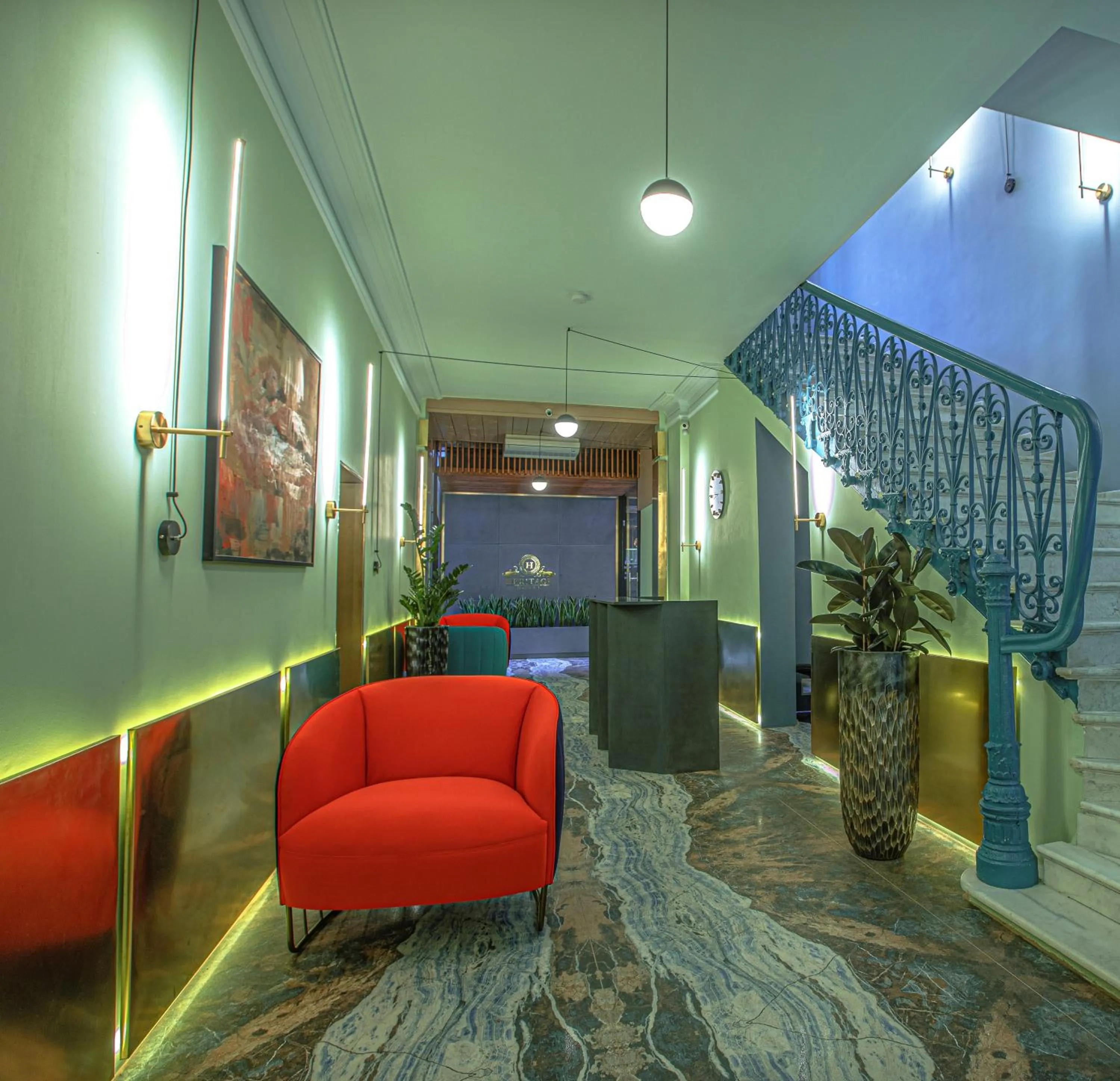 Lobby or reception in Heritage Hotel and Suites