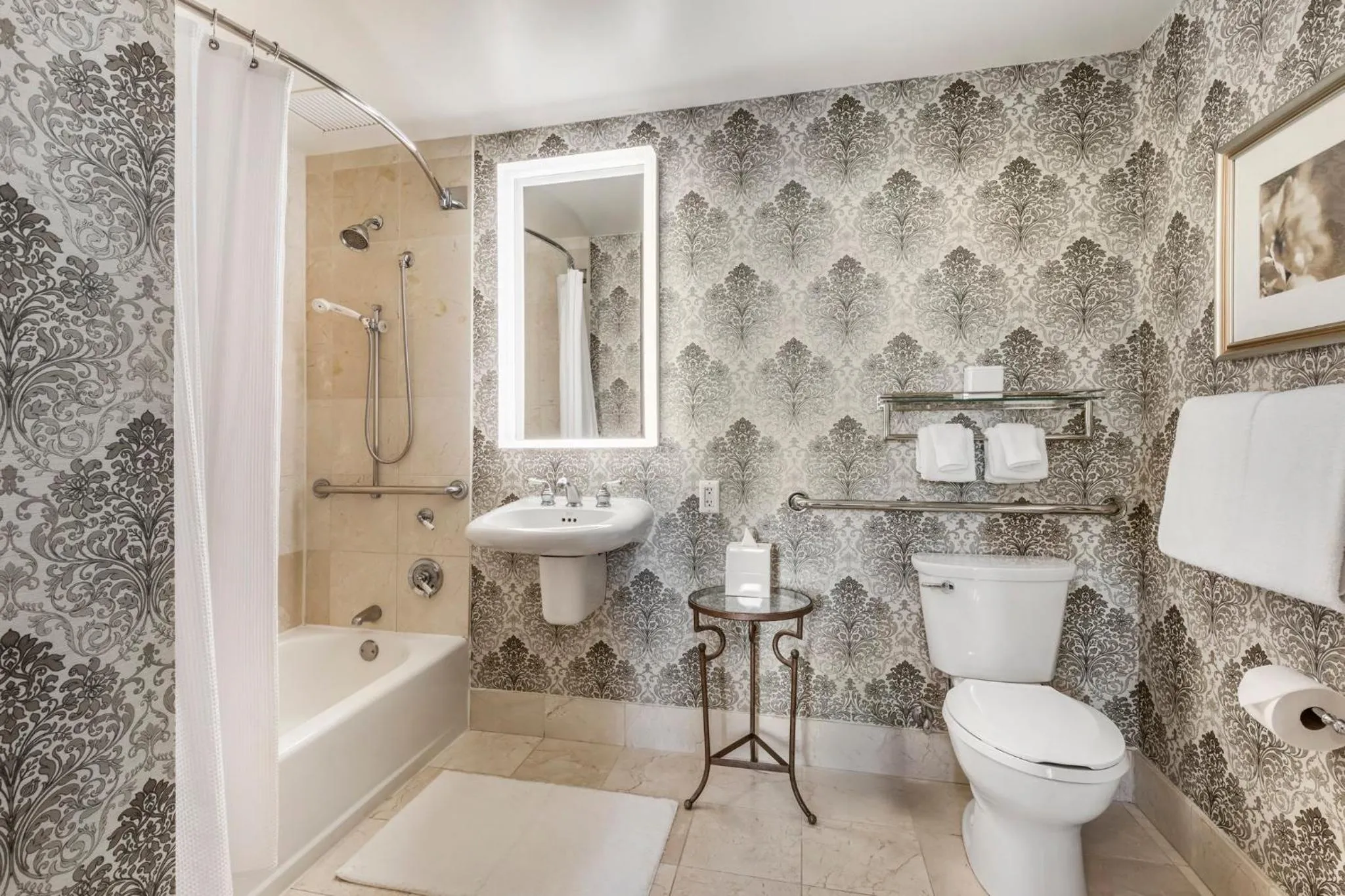 Bathroom in Omni Shoreham Hotel