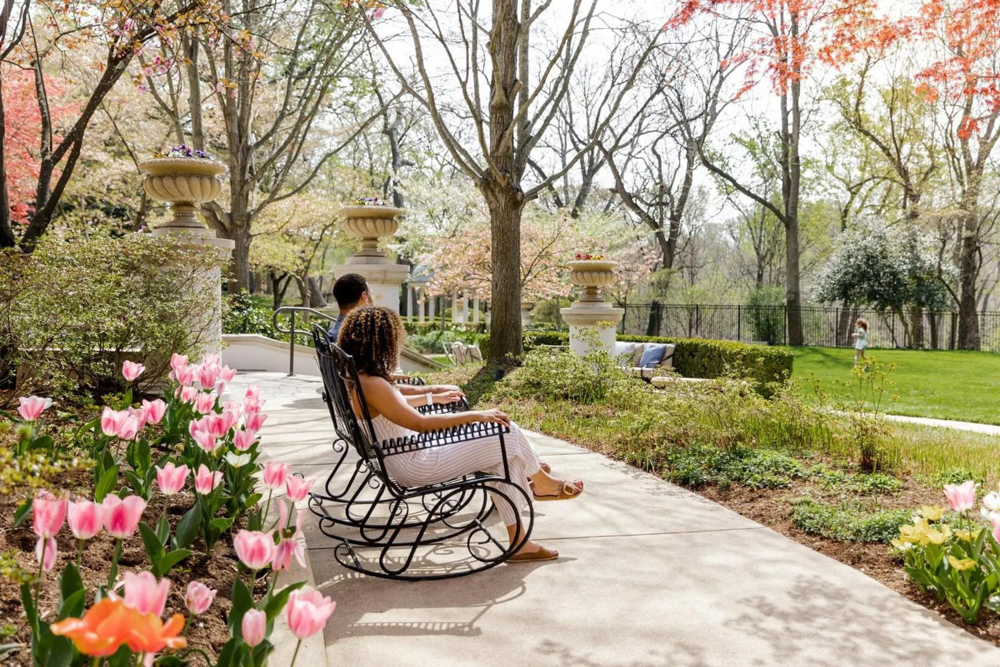 Garden in Omni Shoreham Hotel