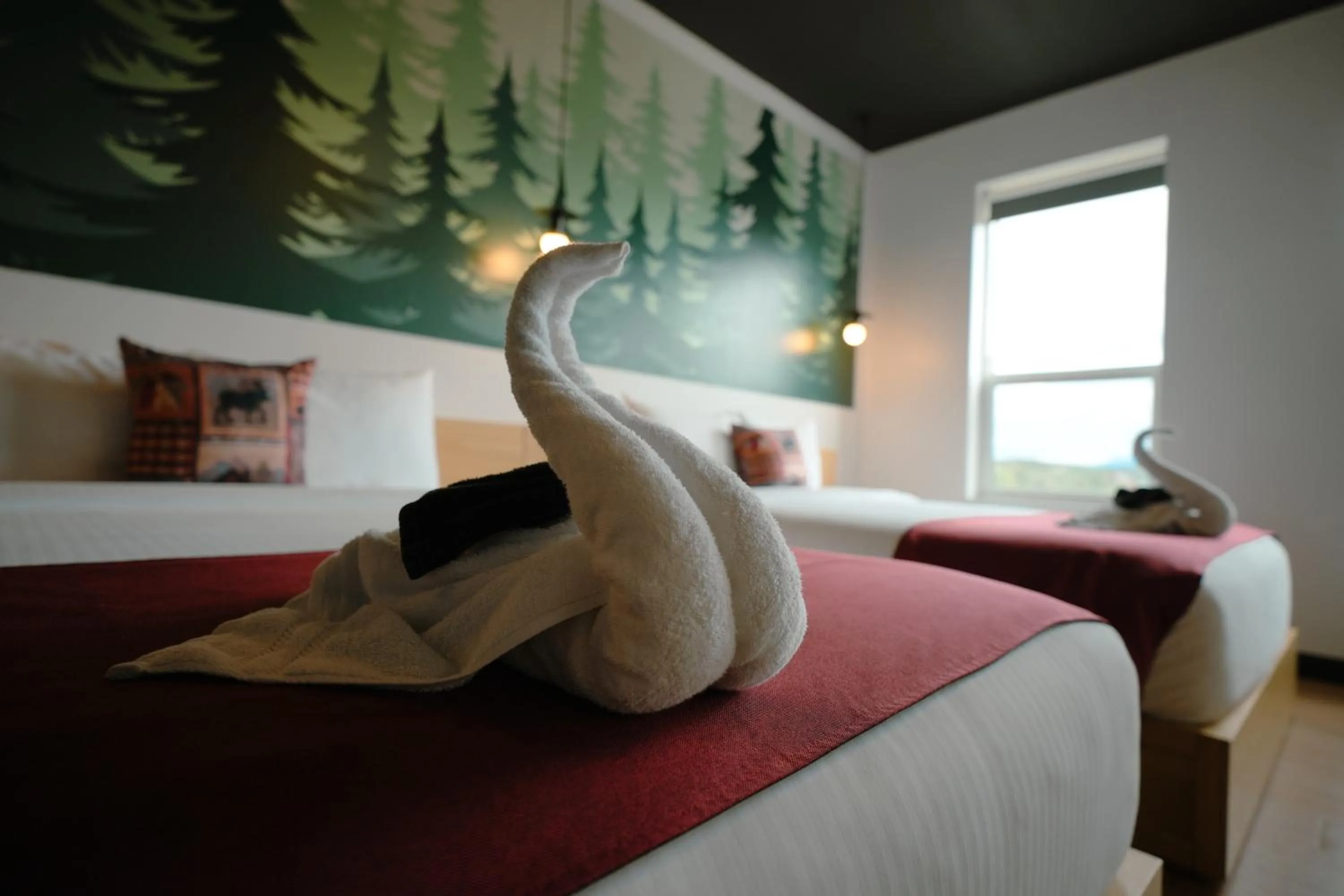 towels, Bed in Raven Inn Whitehorse