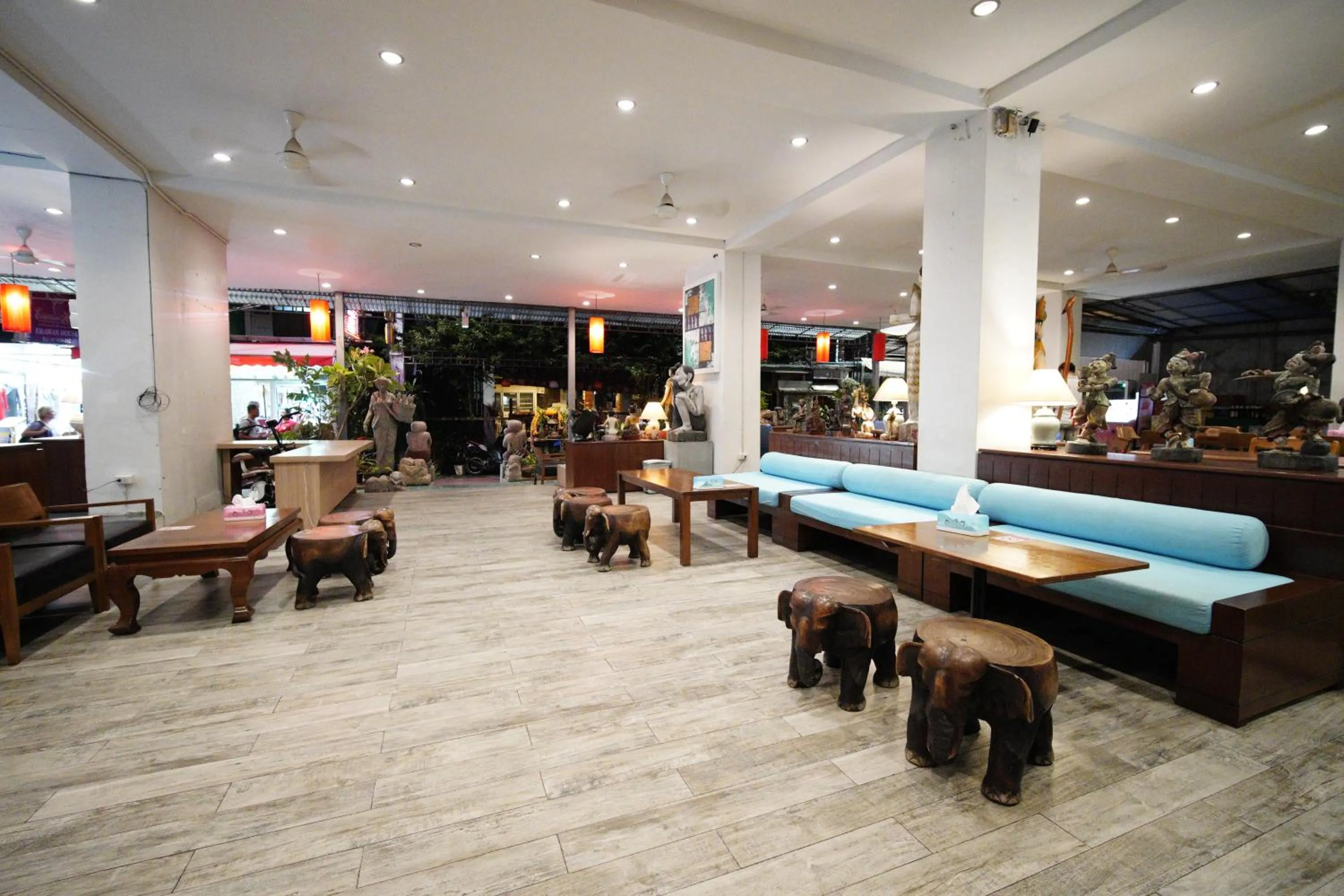 Seating area in Wild Orchid Villa Bangkok