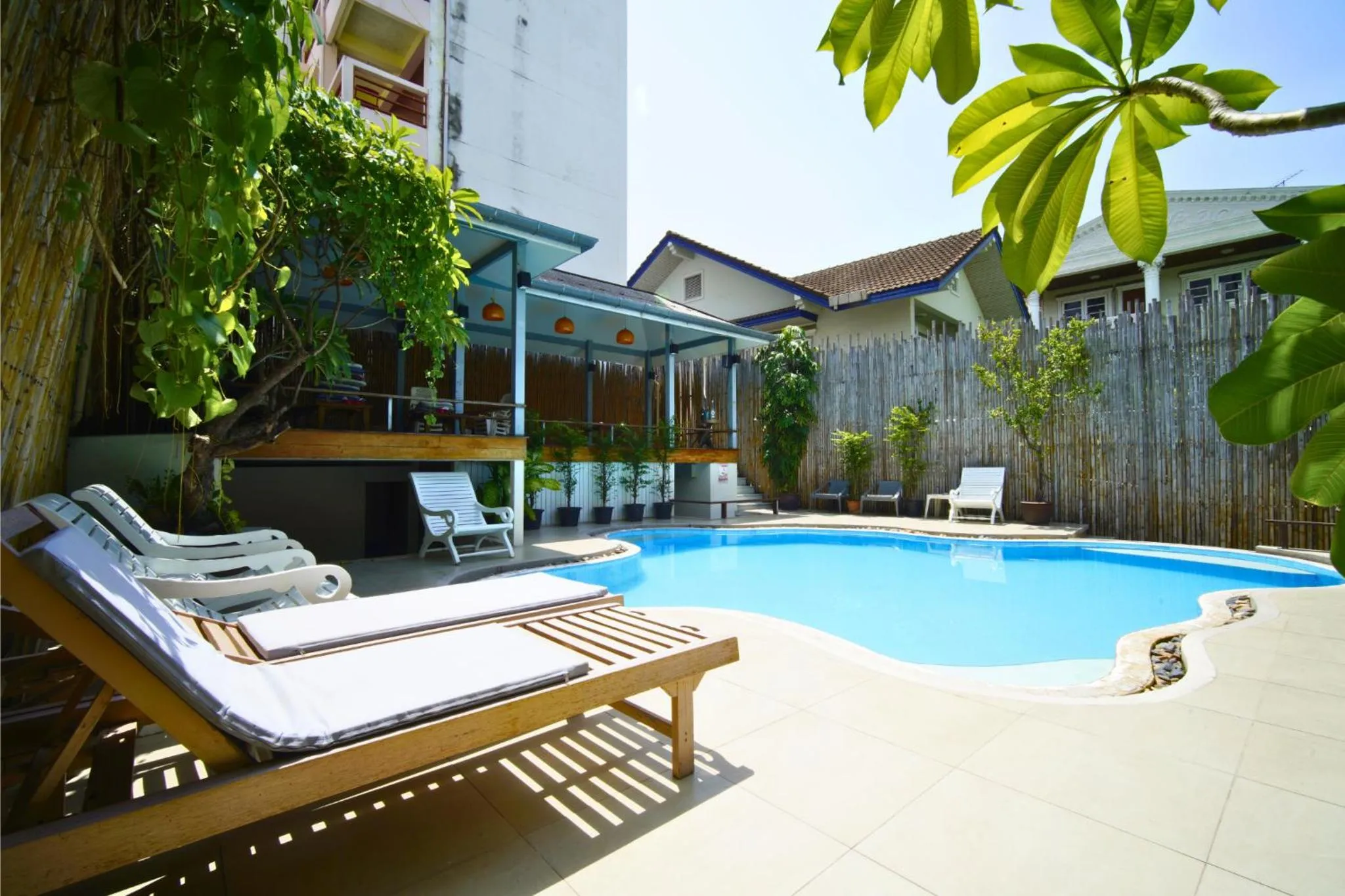Swimming pool in Wild Orchid Villa Bangkok