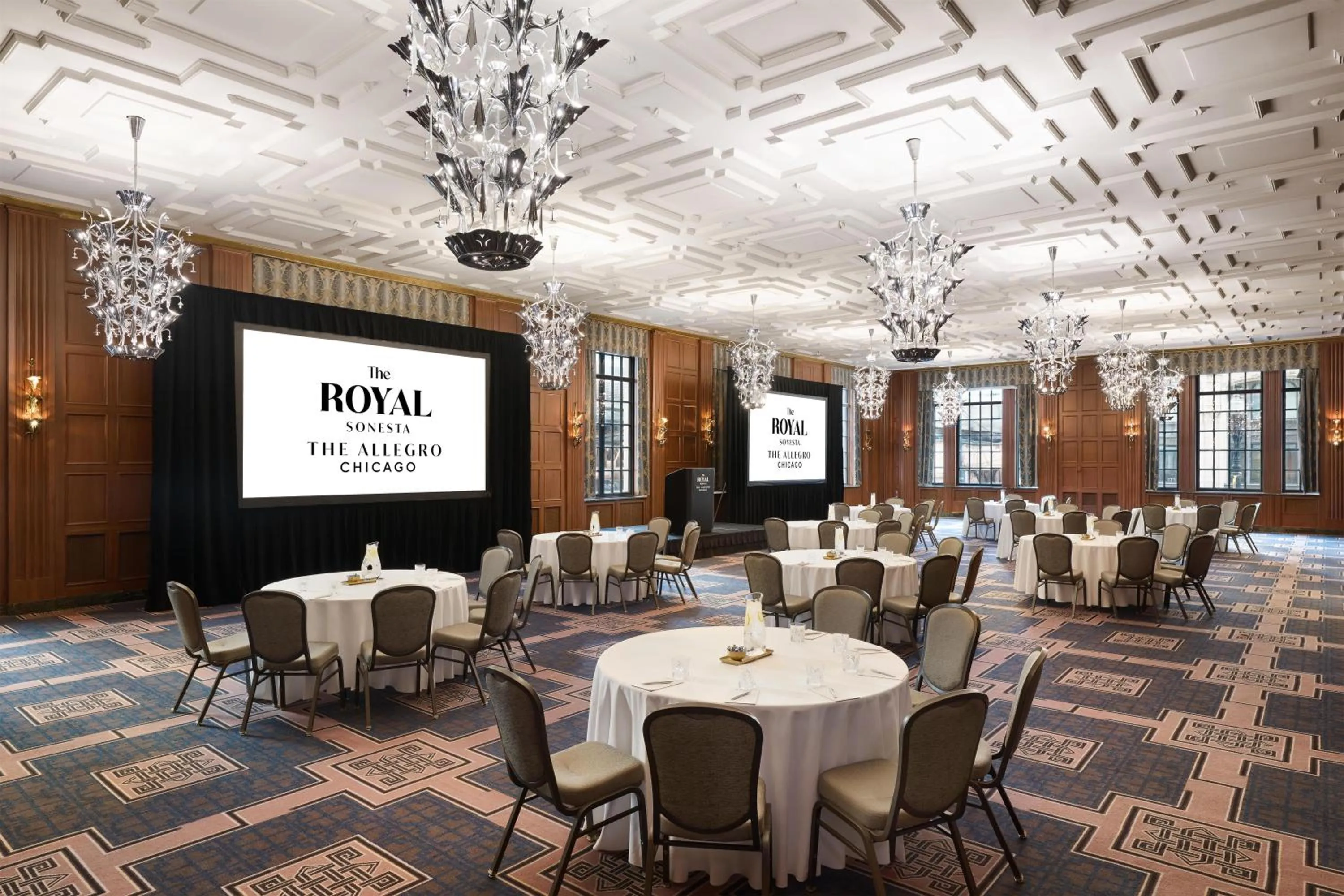 Meeting/conference room in The Allegro Royal Sonesta Hotel Chicago Loop