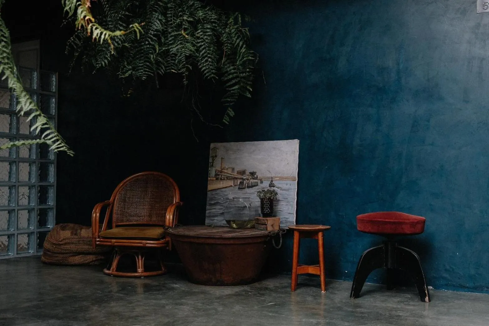 Living room in Baannokhook Home&Cafe