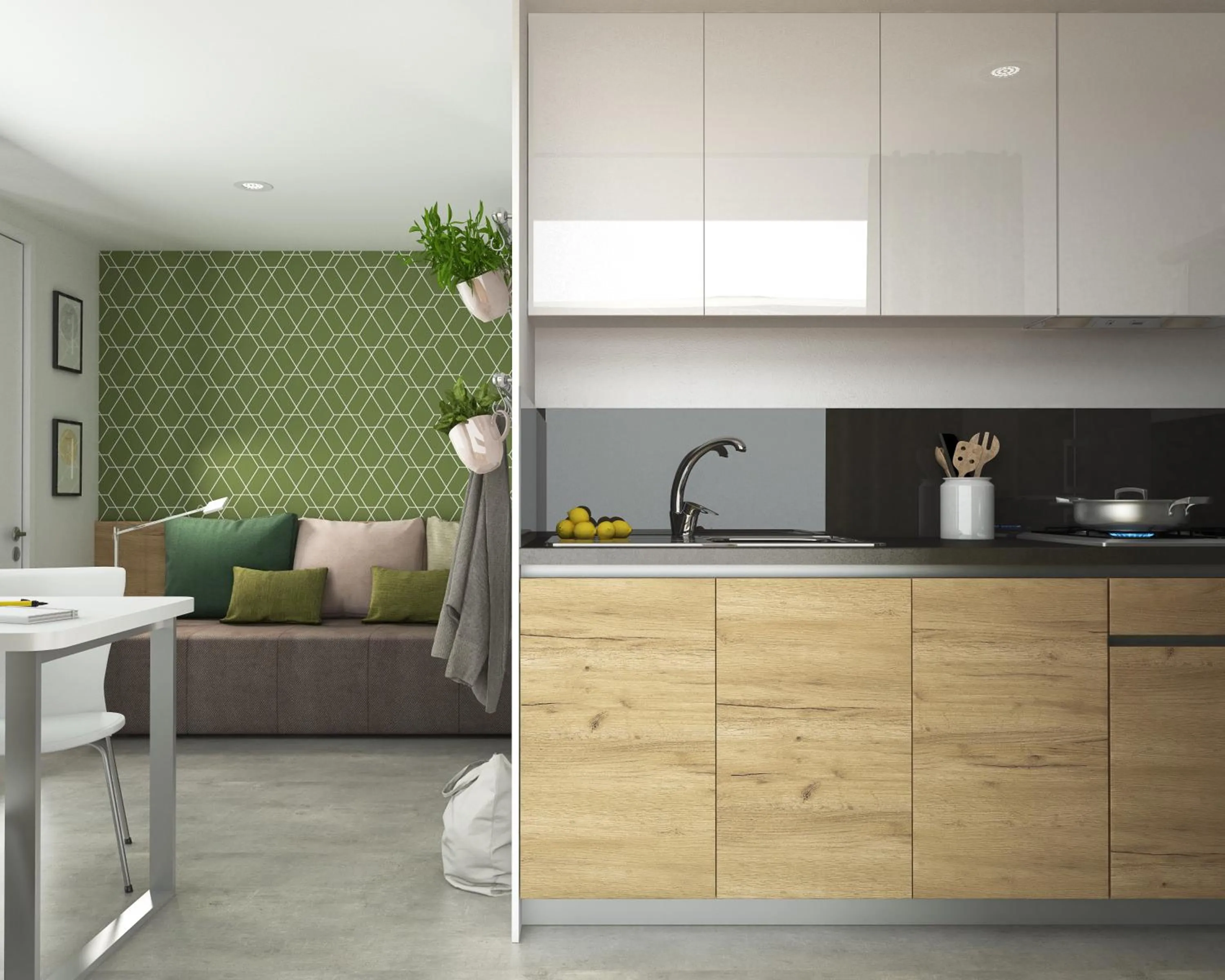 Property building, Kitchen/Kitchenette in Amadria Park Camping Sibenik Mobile Homes