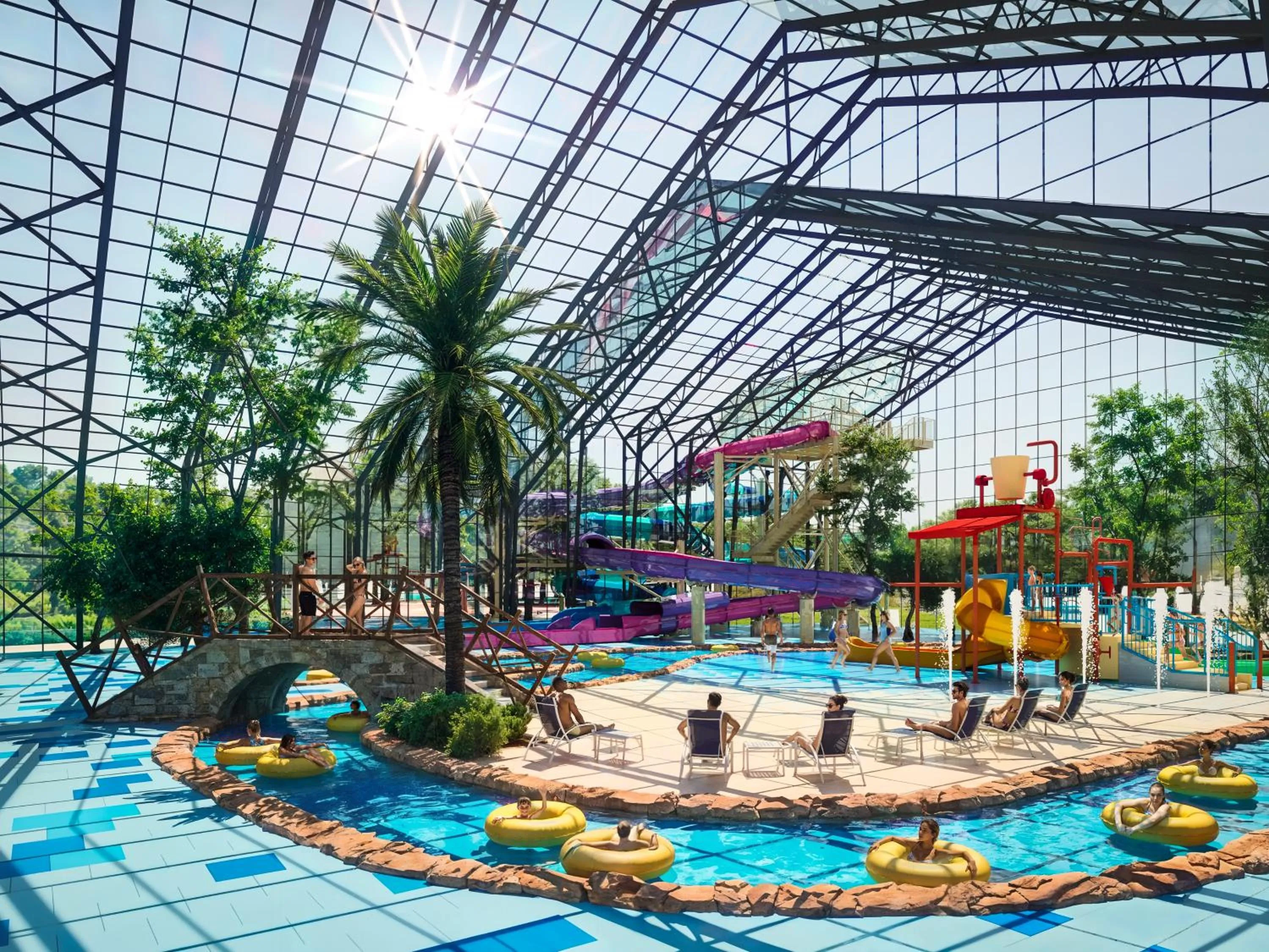 Aqua park in Amadria Park Camping Sibenik Mobile Homes