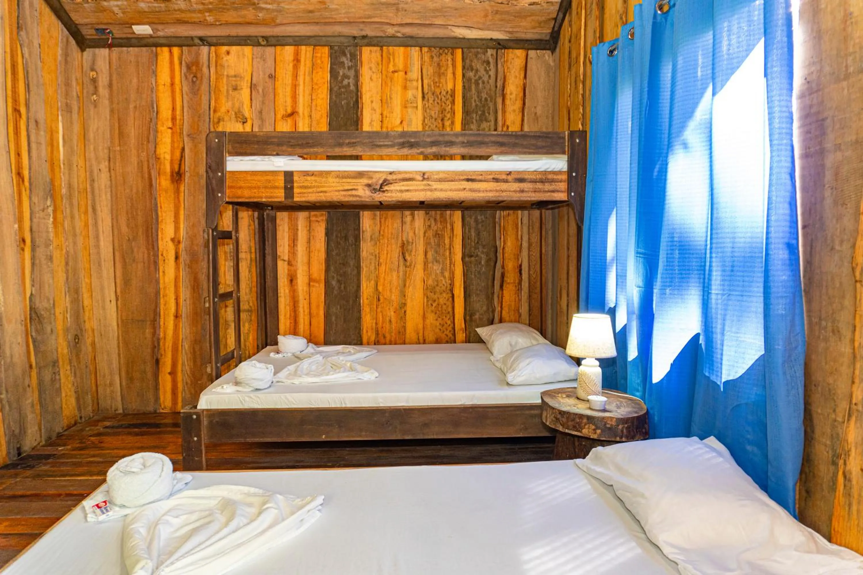 Bed in Citronela Lodge Corcovado