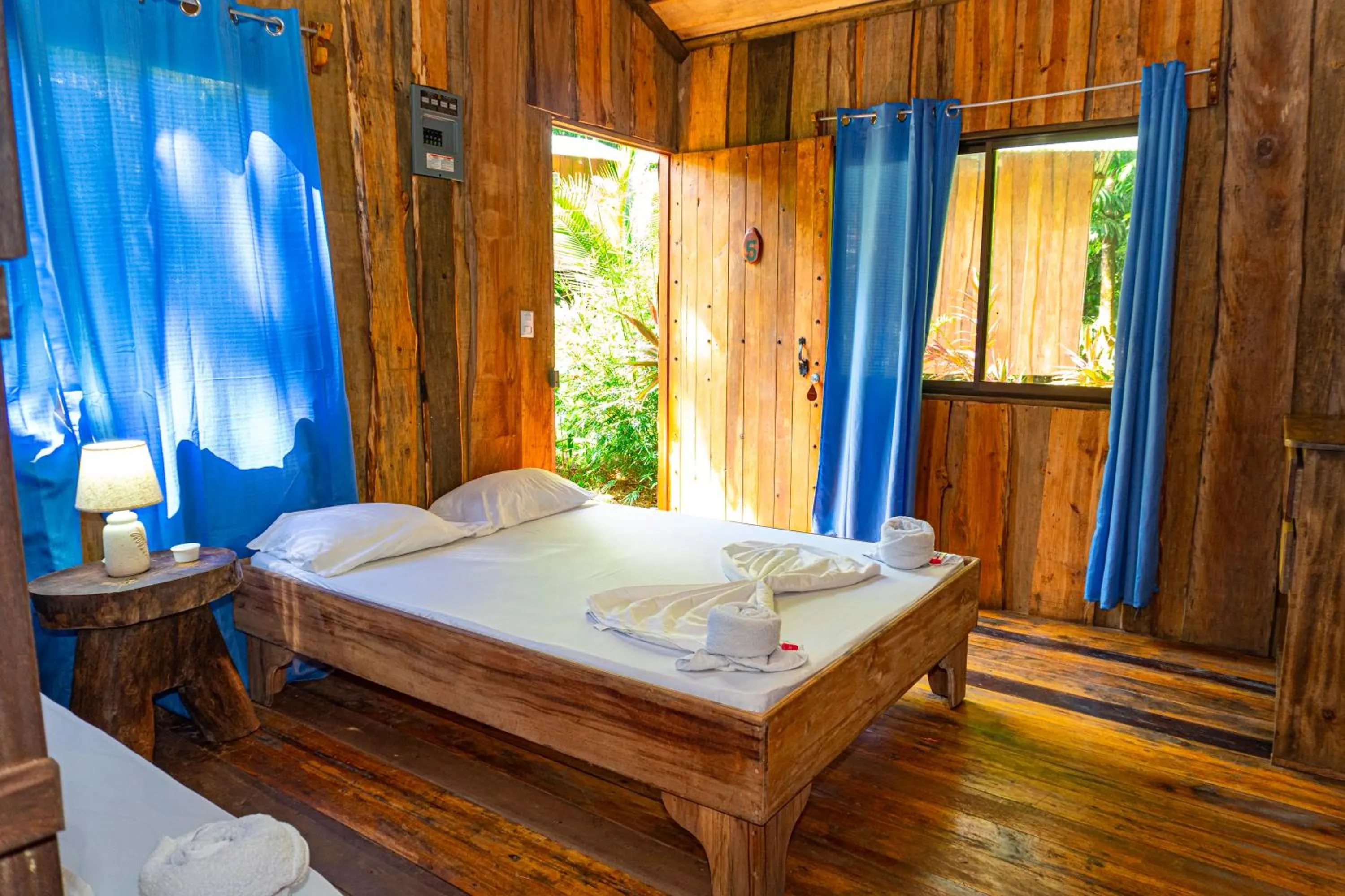 Bed in Citronela Lodge Corcovado