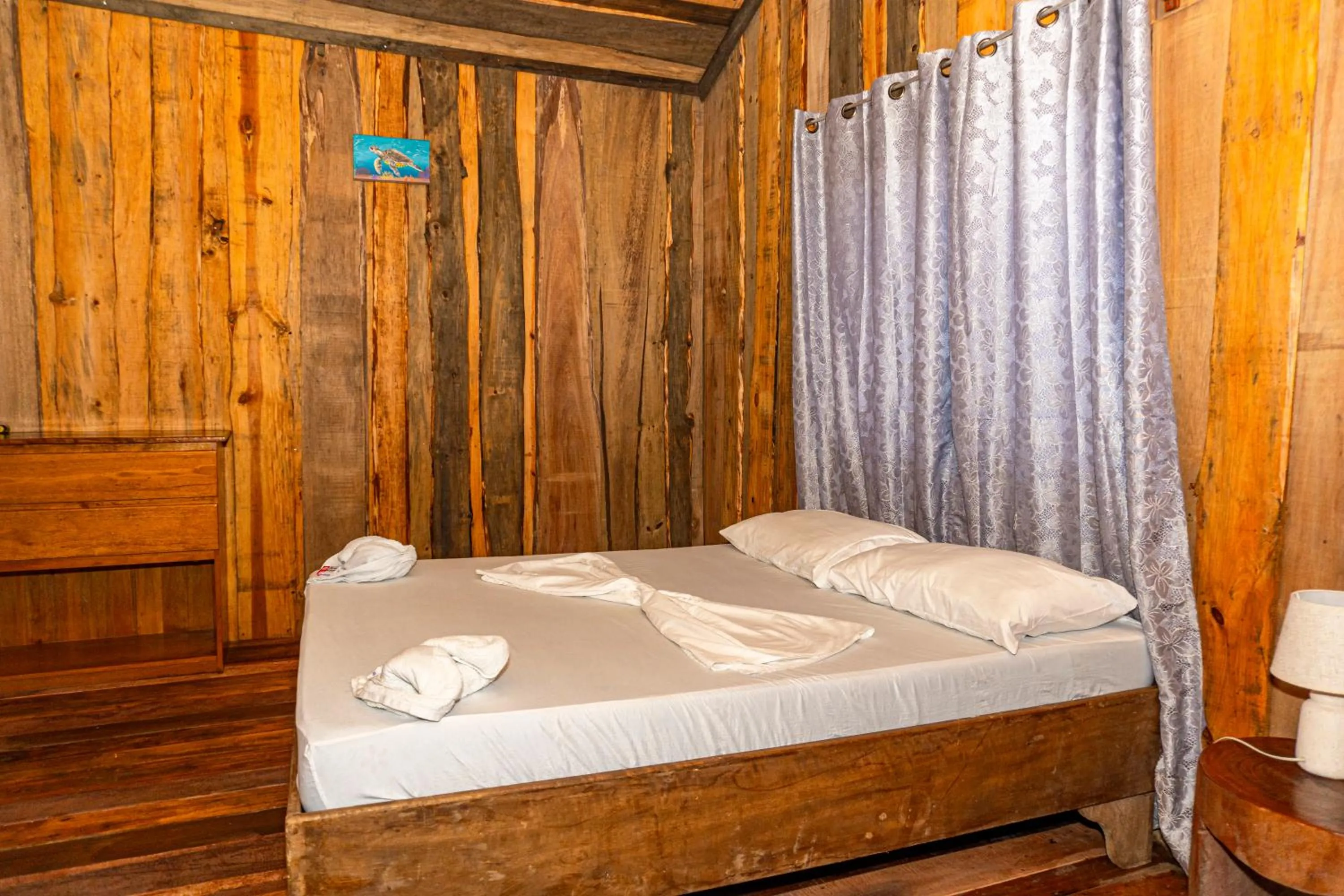 Bed in Citronela Lodge Corcovado