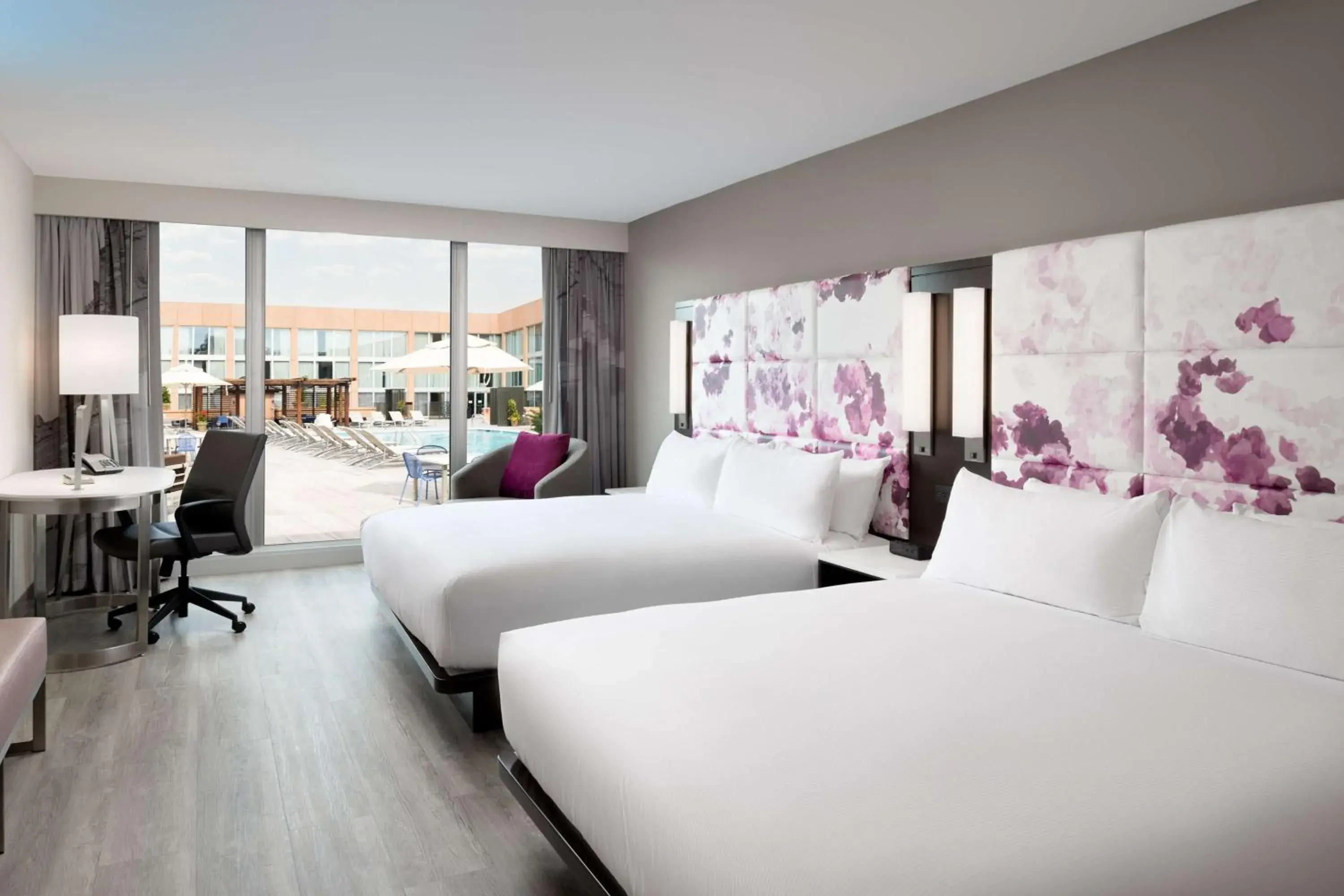 Deluxe King Room with Two King Beds and Pool View in Hilton Washington DC National Mall The Wharf Deluxe King Room with Two King Beds and Pool View in Hilton Washington DC National Mall The Wharf