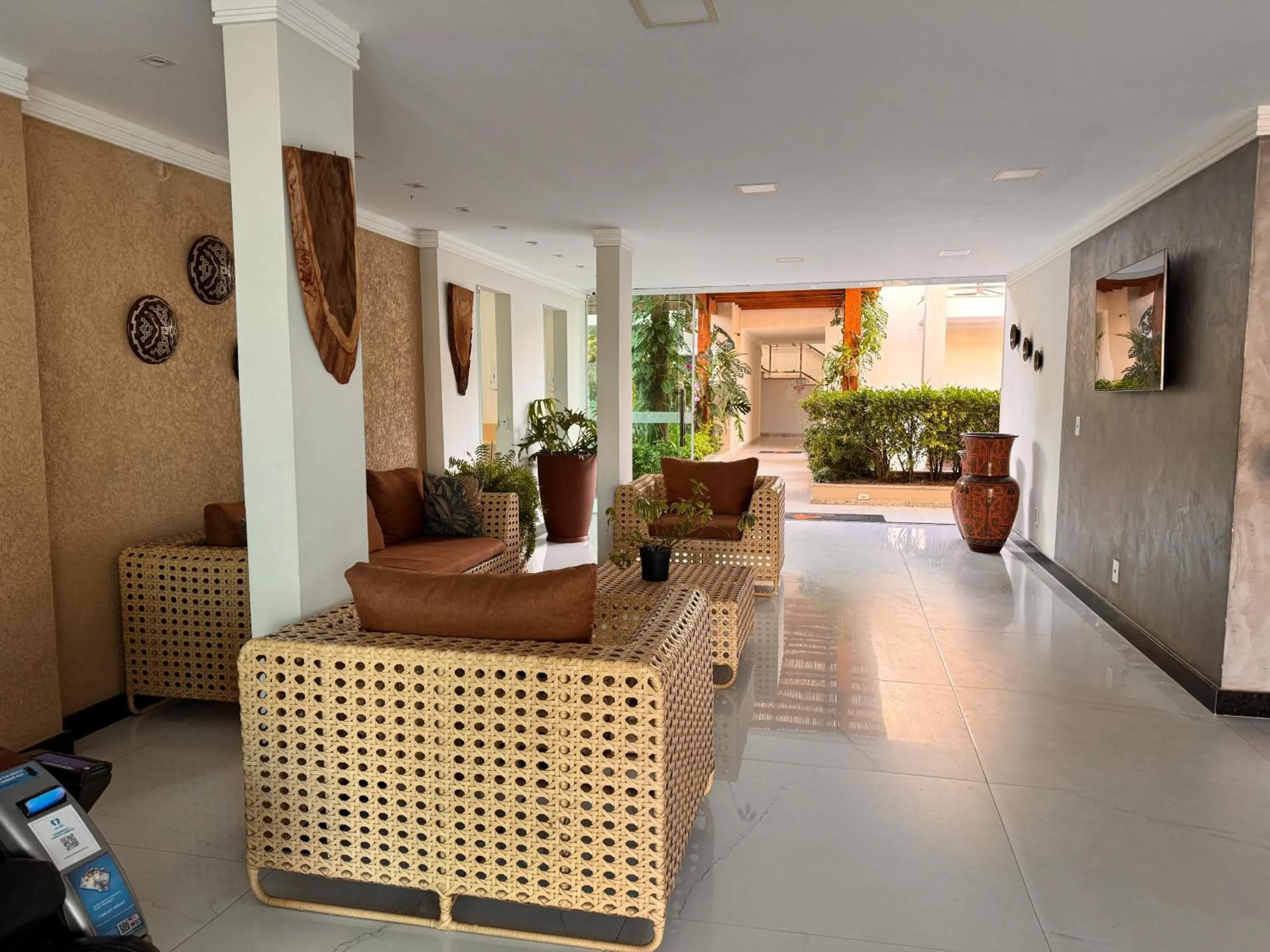 Lobby or reception in Orquídeas Praia Hotel