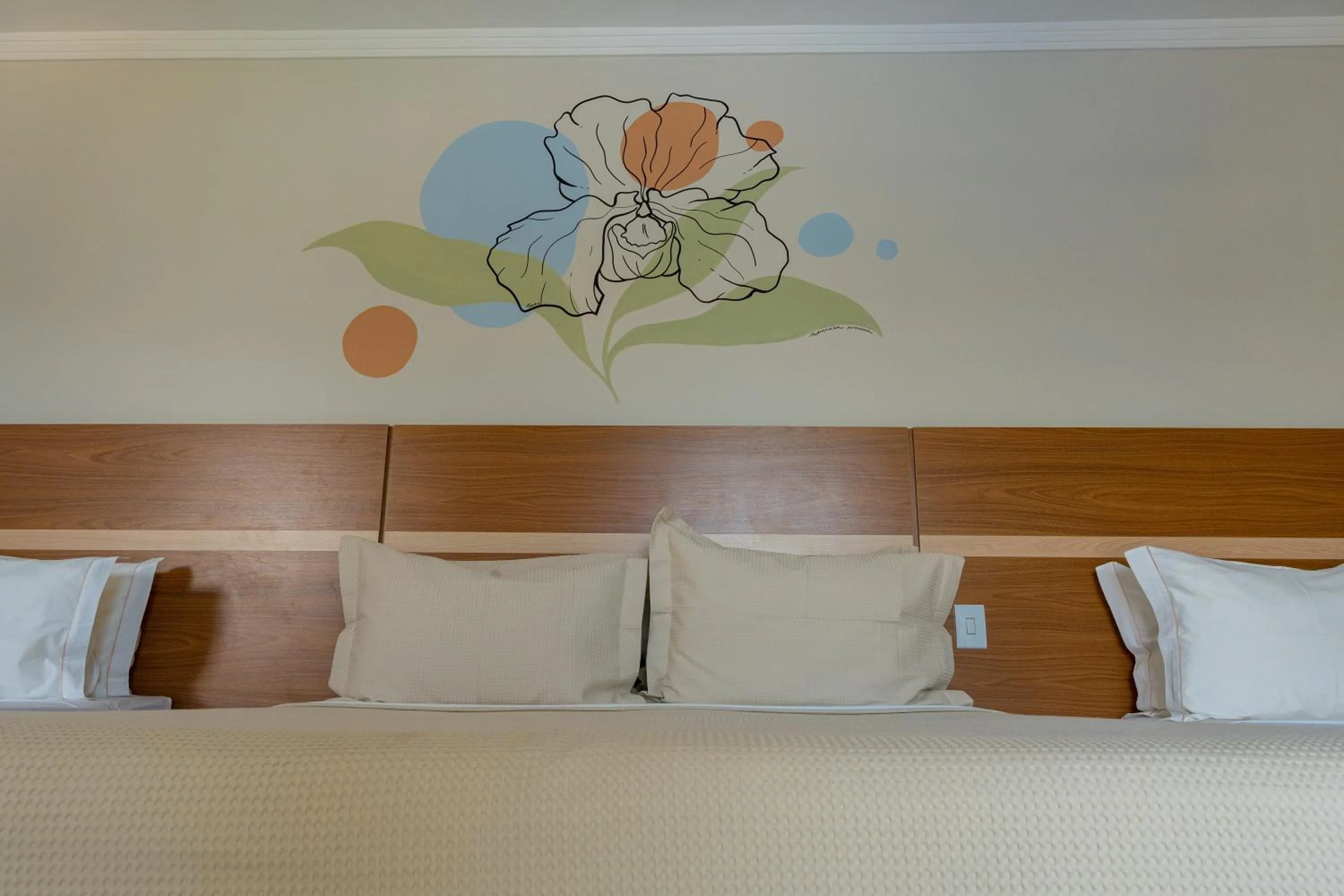 Bed in Orquídeas Praia Hotel