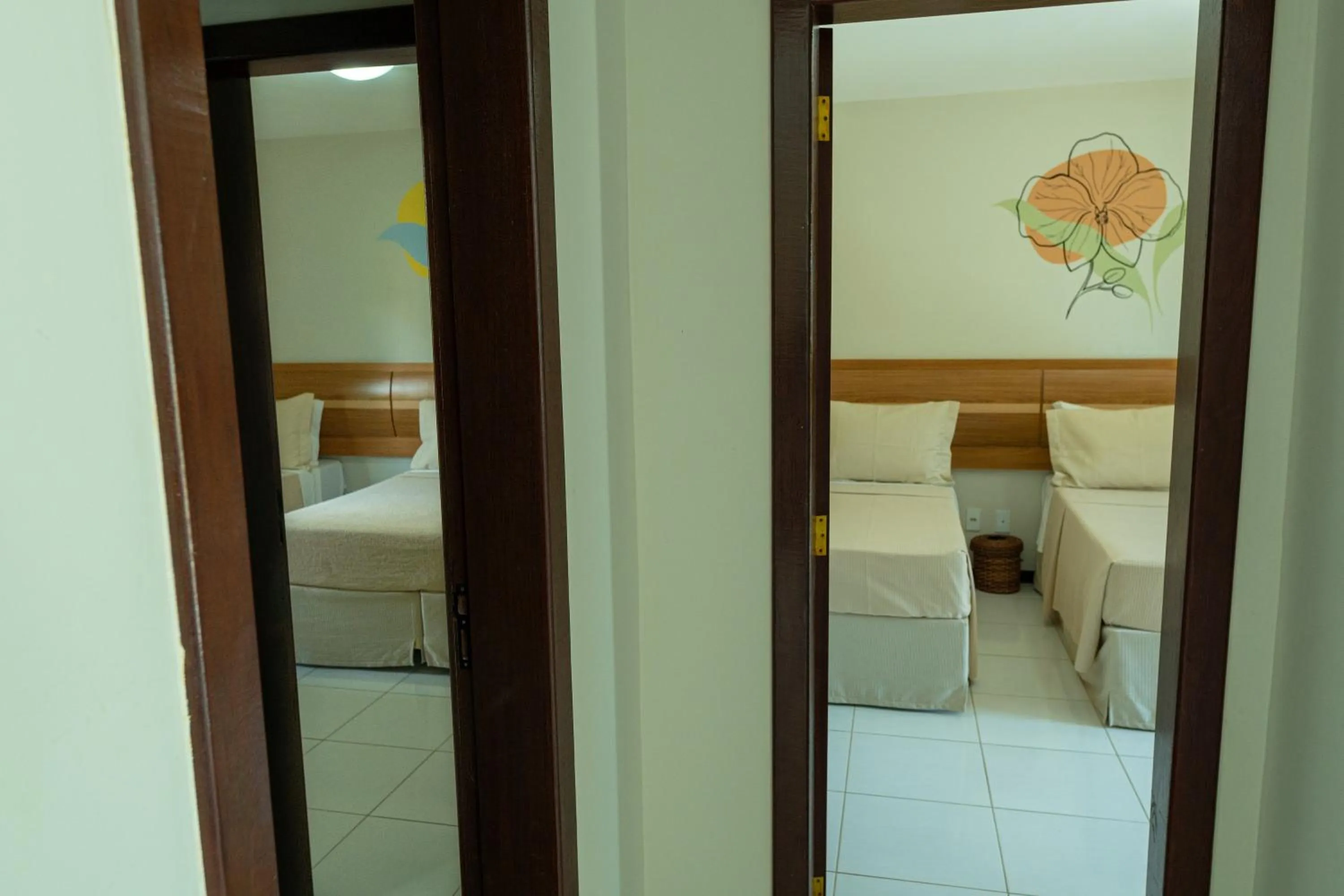 Bed in Orquídeas Praia Hotel