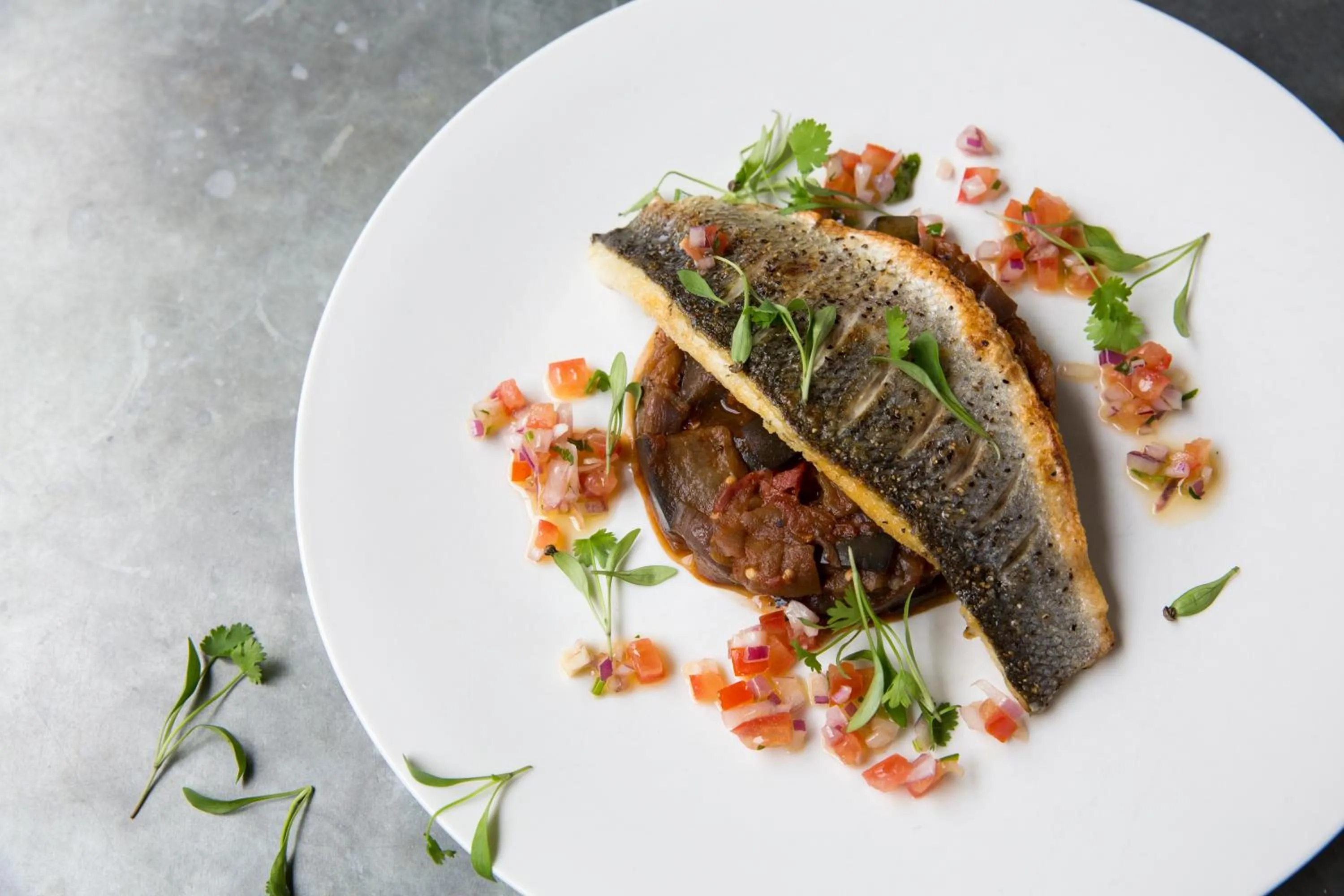 Food close-up in The Bull and Townhouse, Beaumaris- The Inn Collection Group
