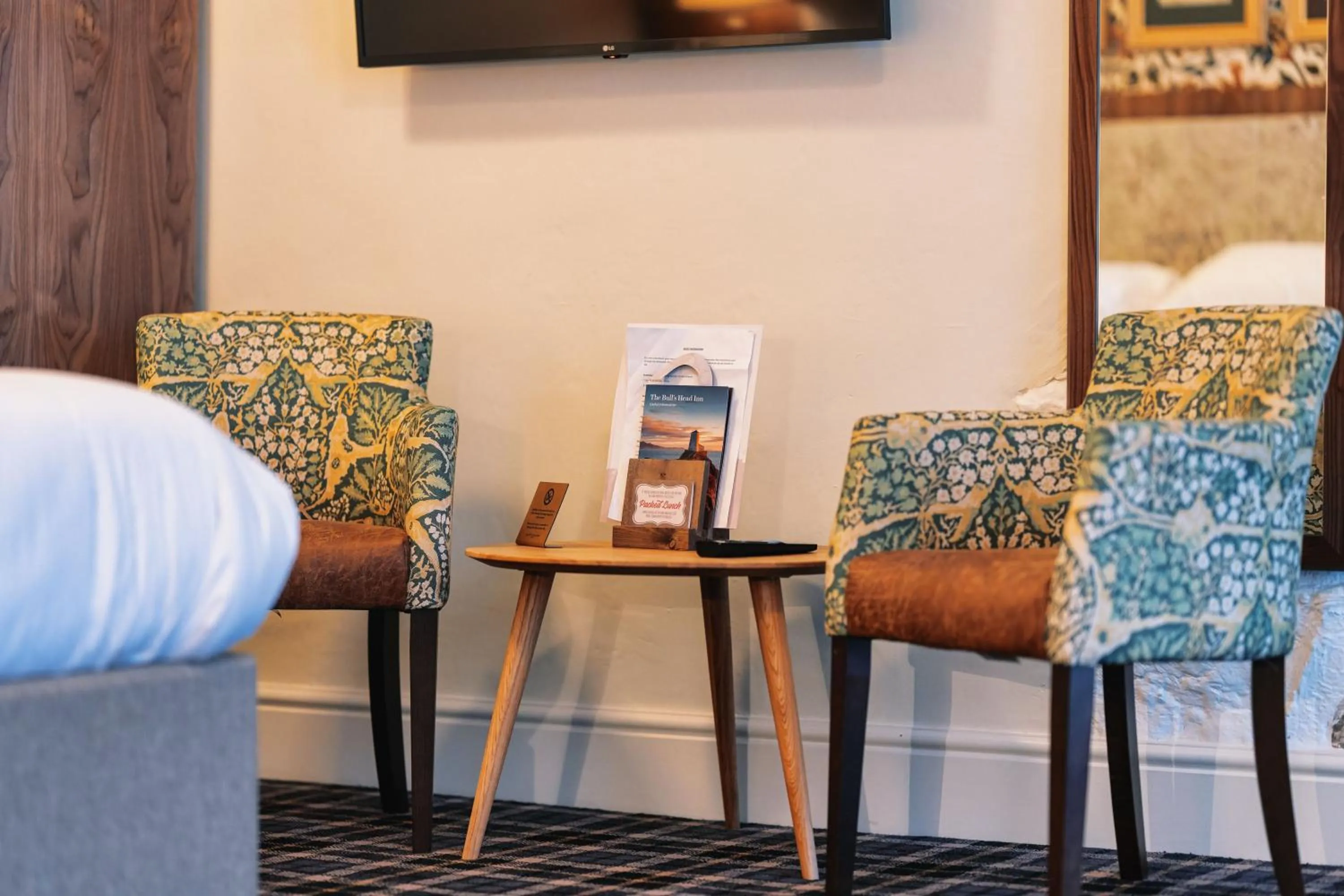Seating area in The Bull and Townhouse, Beaumaris- The Inn Collection Group
