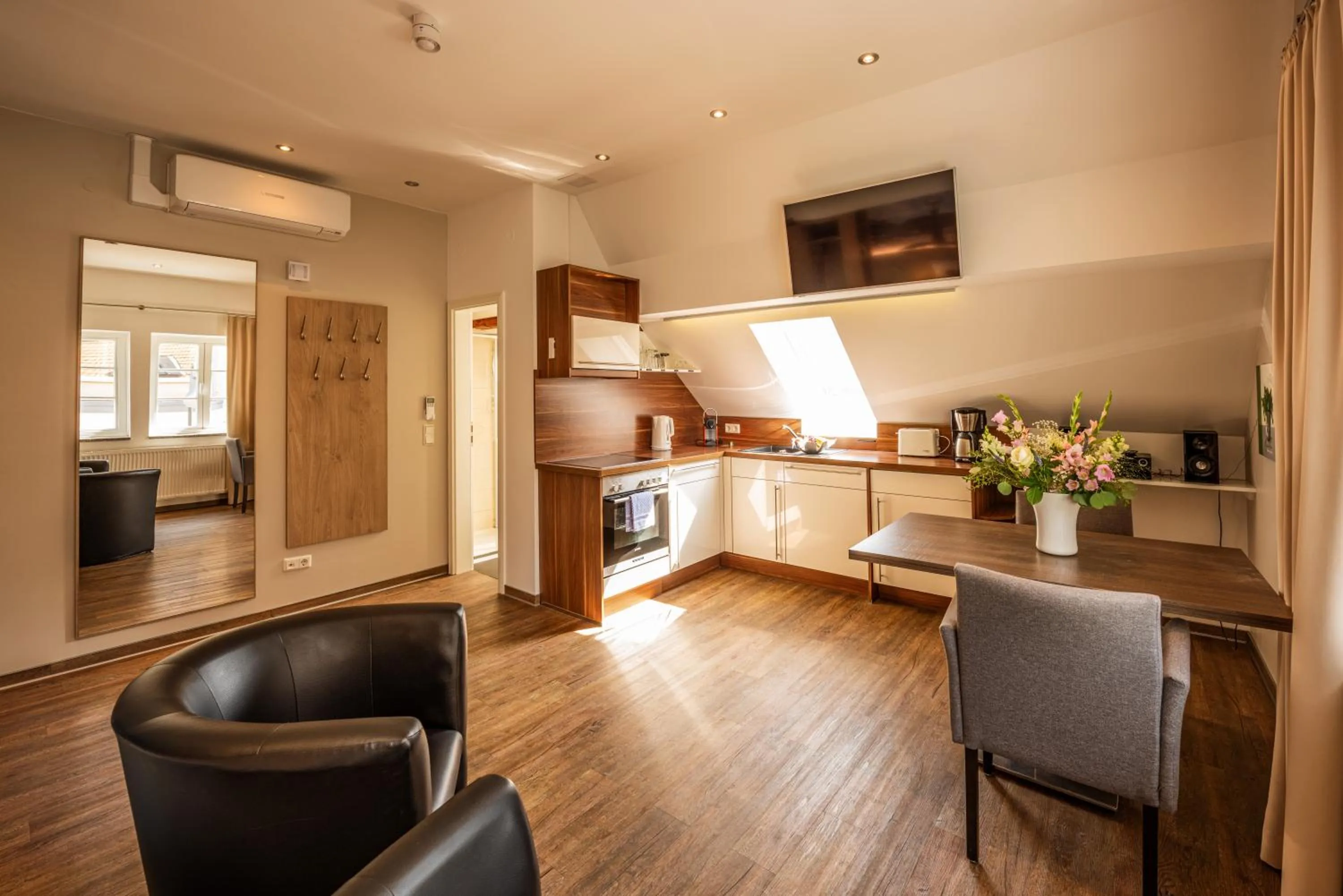 kitchen in City-Appartements Am Wall