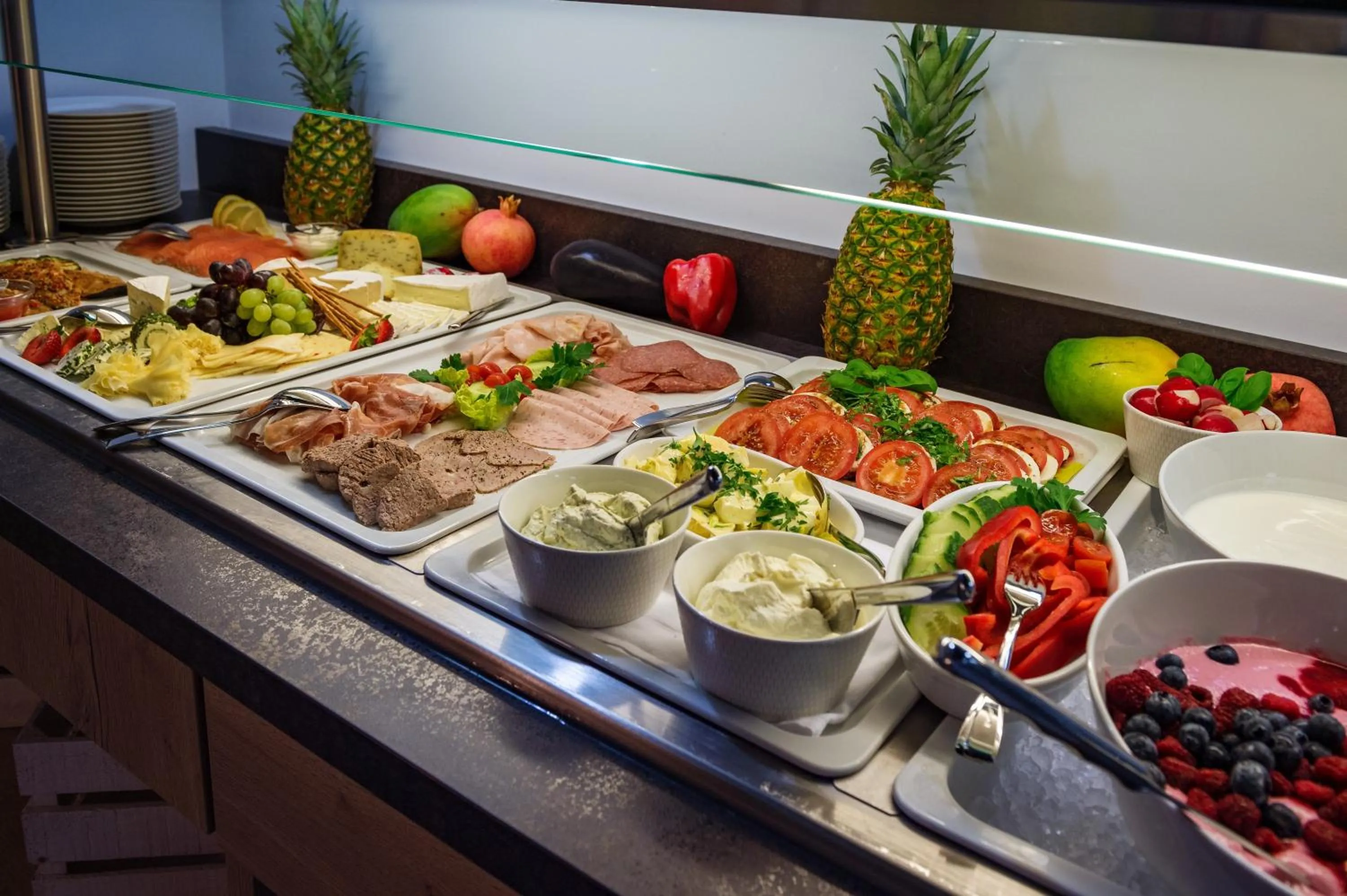 Breakfast in City-Appartements Am Wall