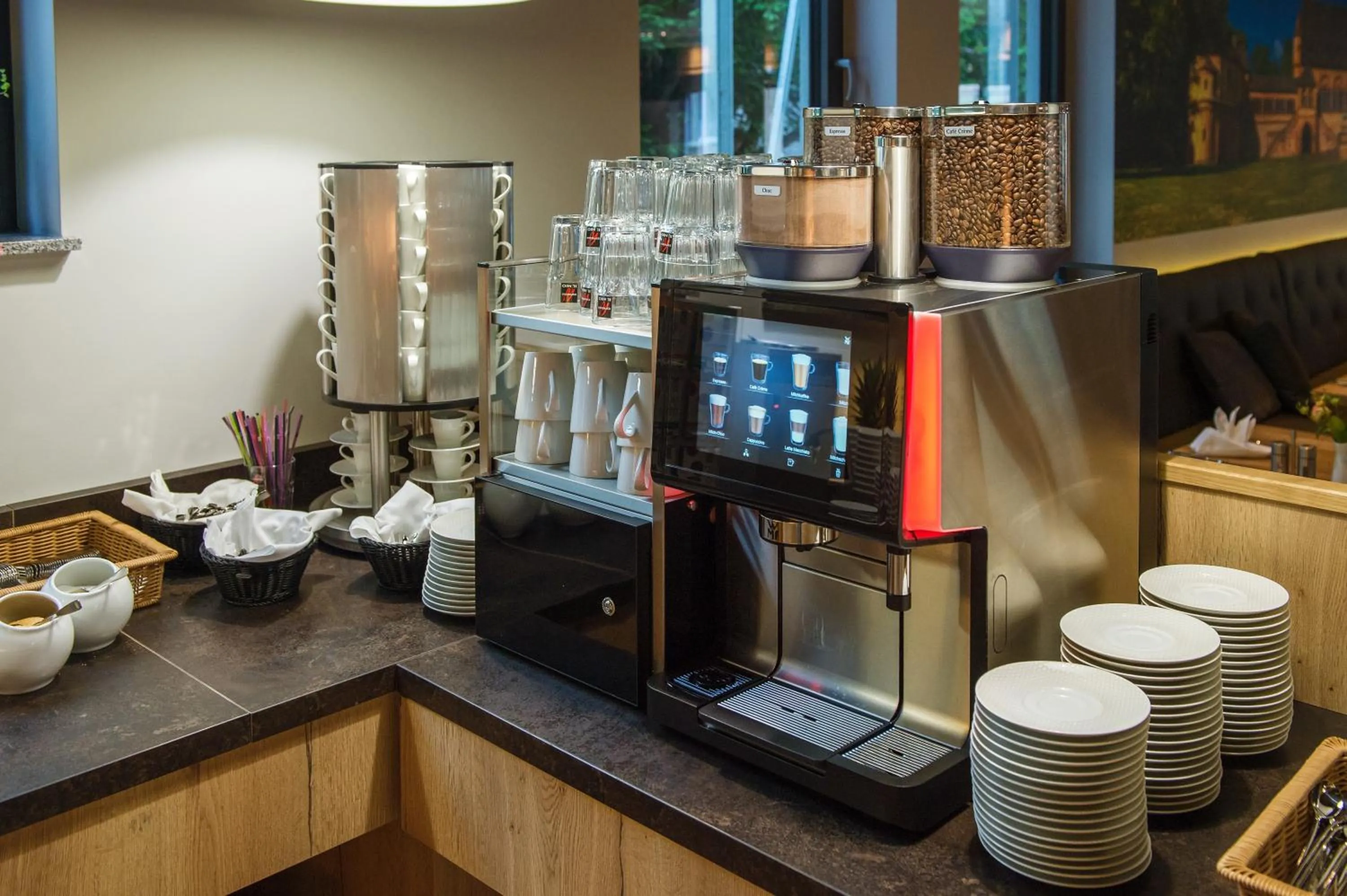 Buffet breakfast in City-Appartements Am Wall