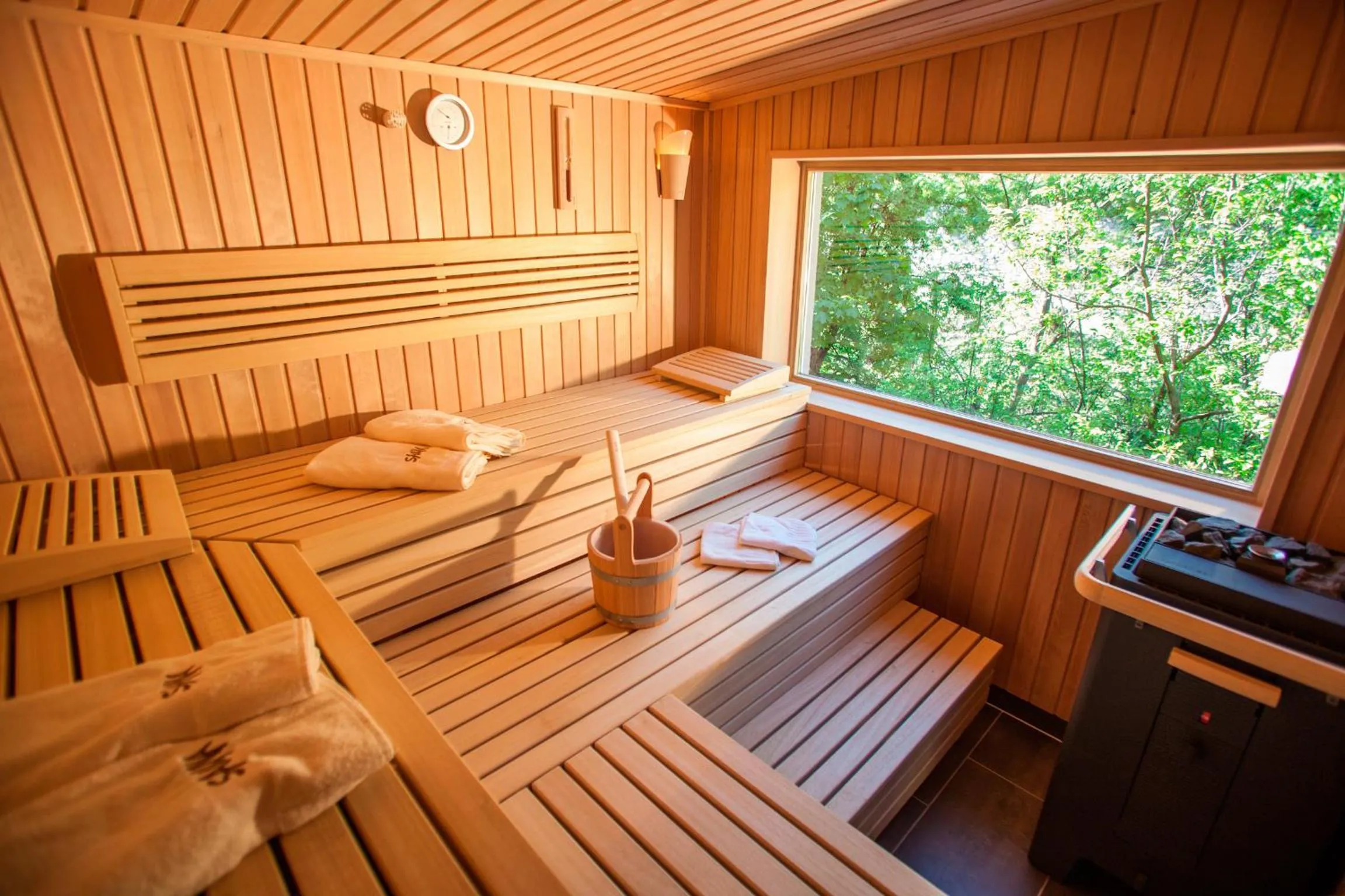 Sauna in City-Appartements Am Wall