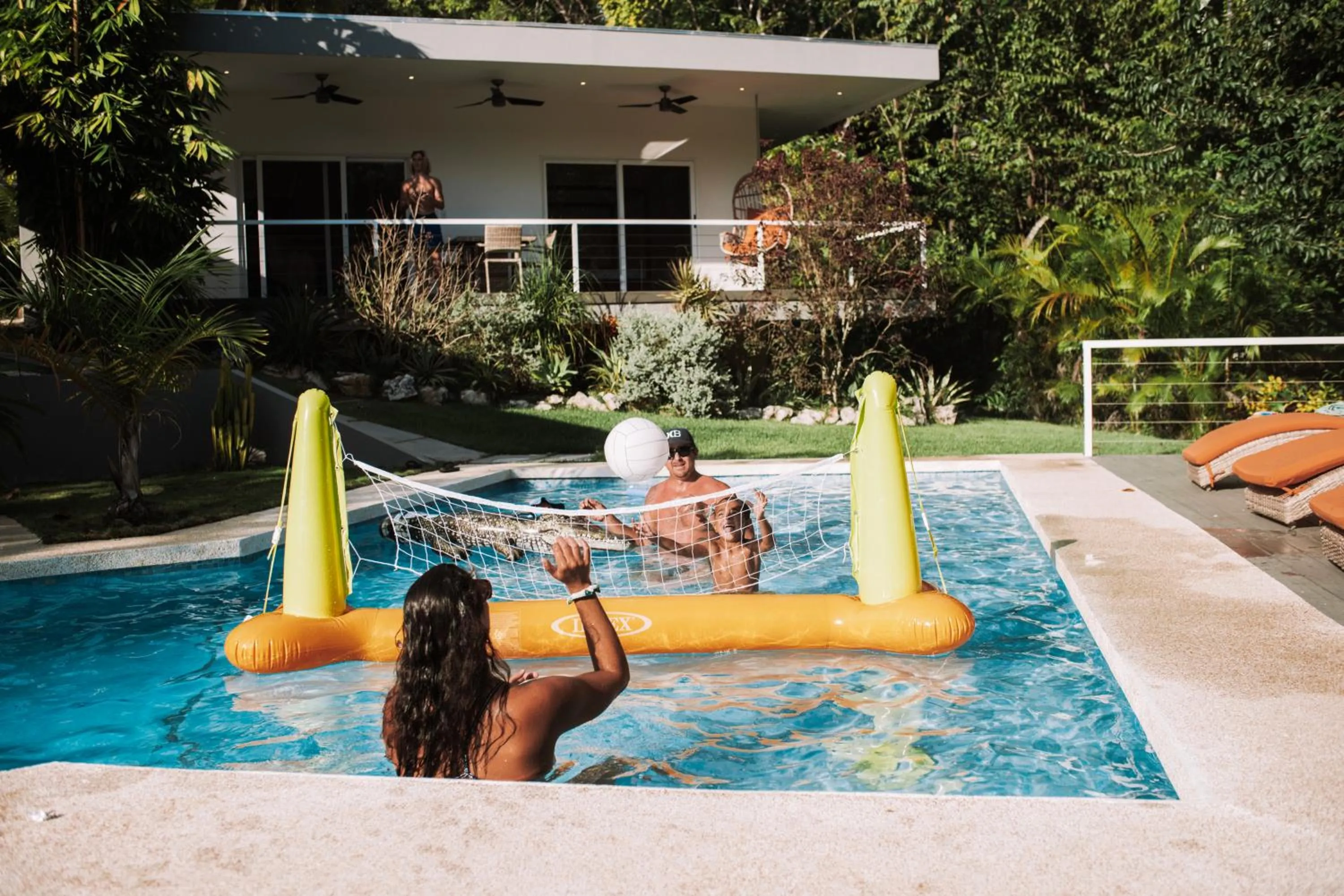 People in Aves Resort Montezuma