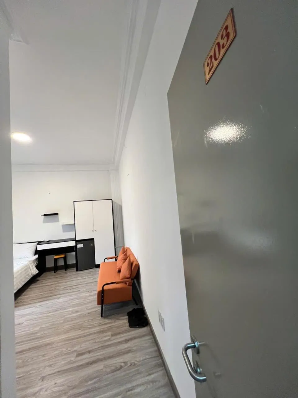 Bed in Spotlight Hotel