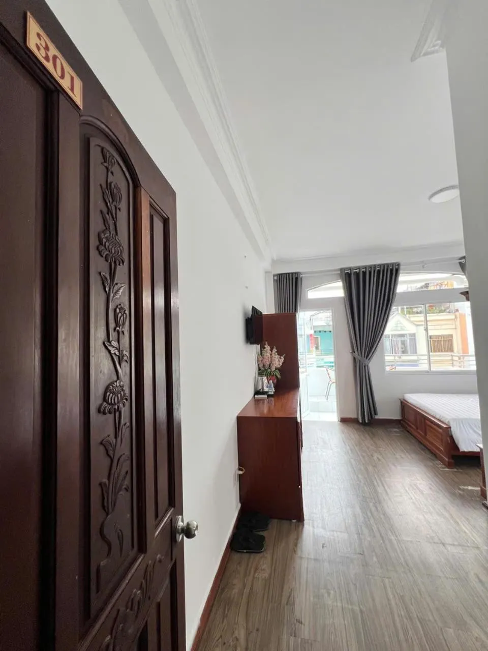 Bed in Spotlight Hotel