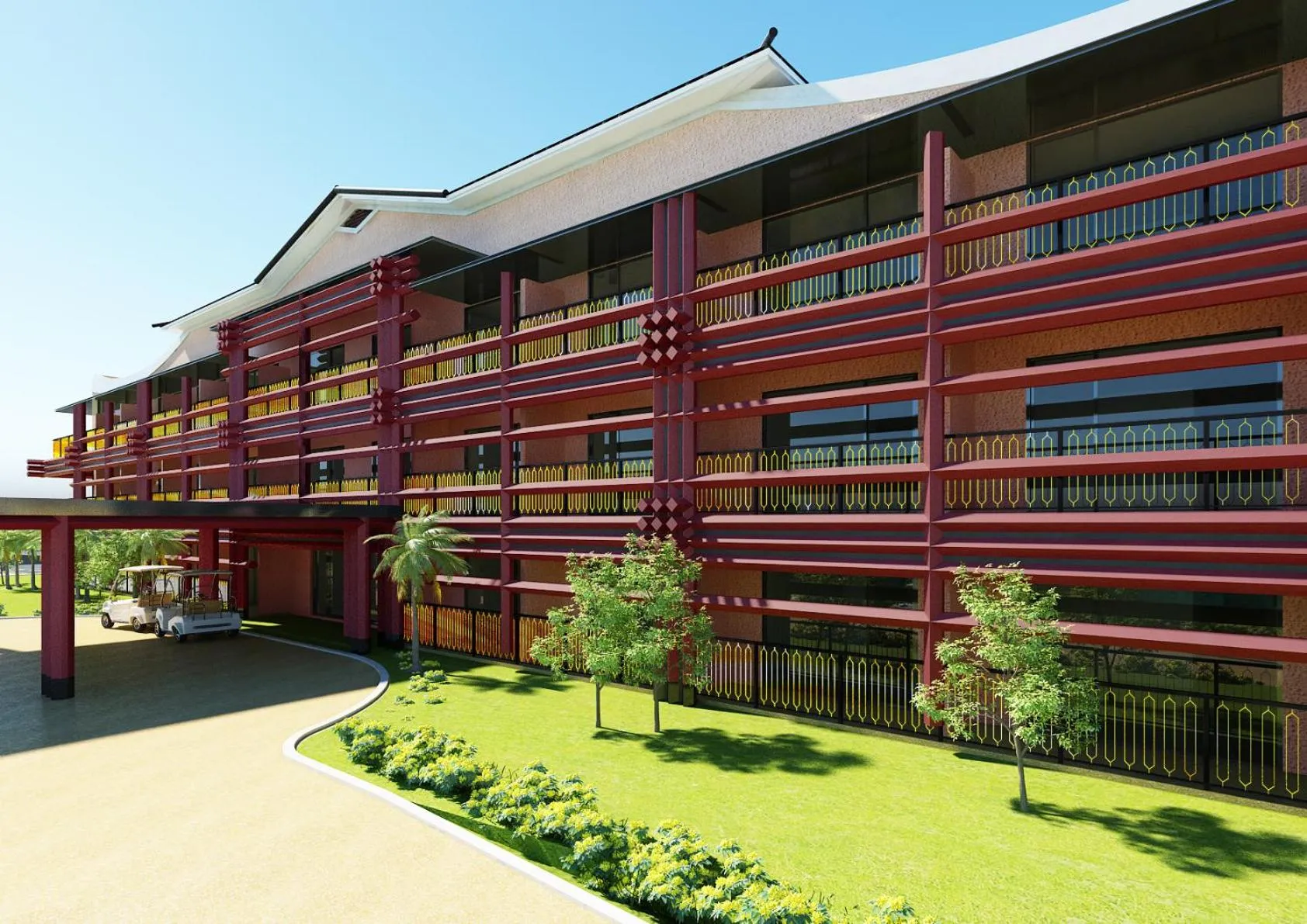 Property building in Miyakojima Kurima Resort Seawood Hotel