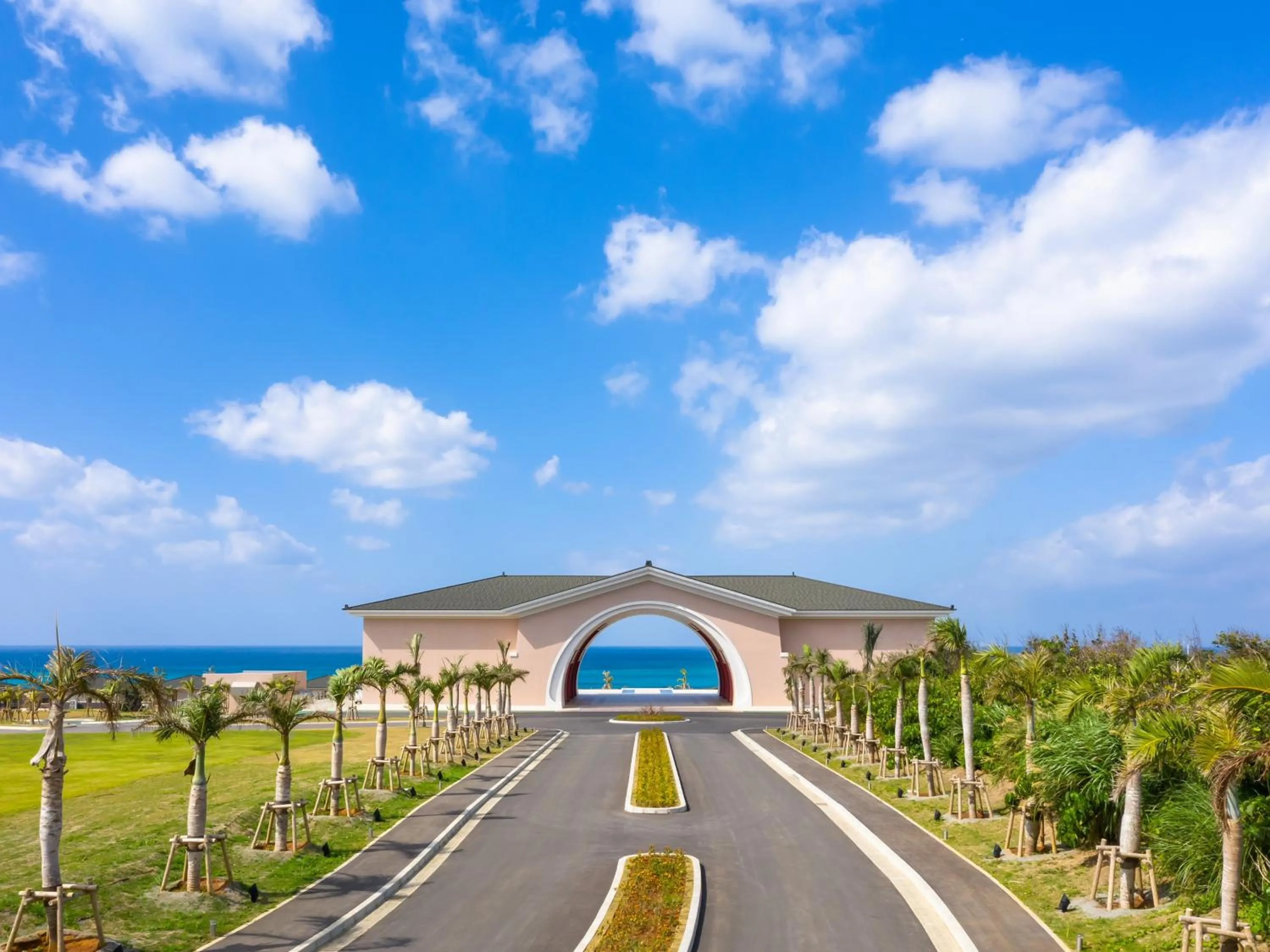 Facade/entrance in Miyakojima Kurima Resort Seawood Hotel