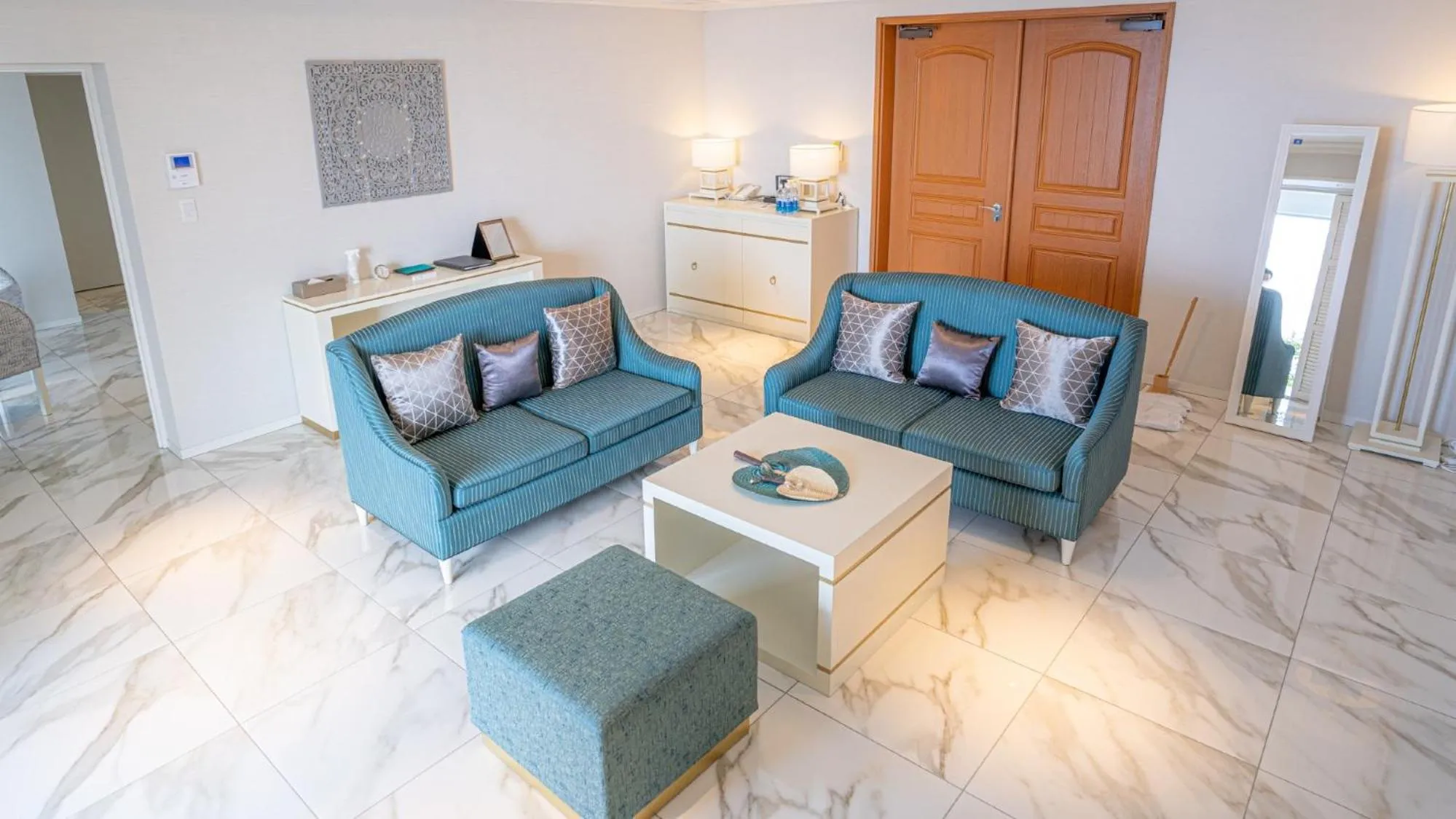 Living room in Miyakojima Kurima Resort Seawood Hotel