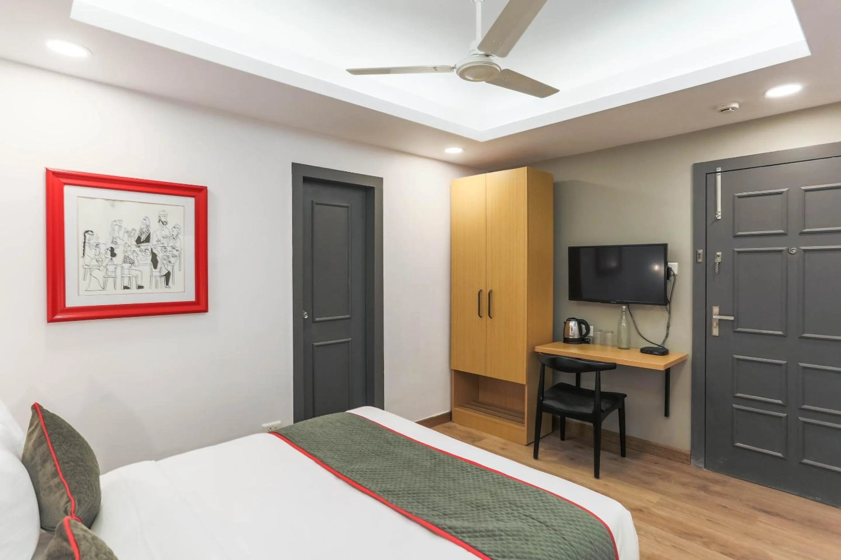 Bedroom, Bed in Super Townhouse Habitat New Town Rooms & Party Spaces