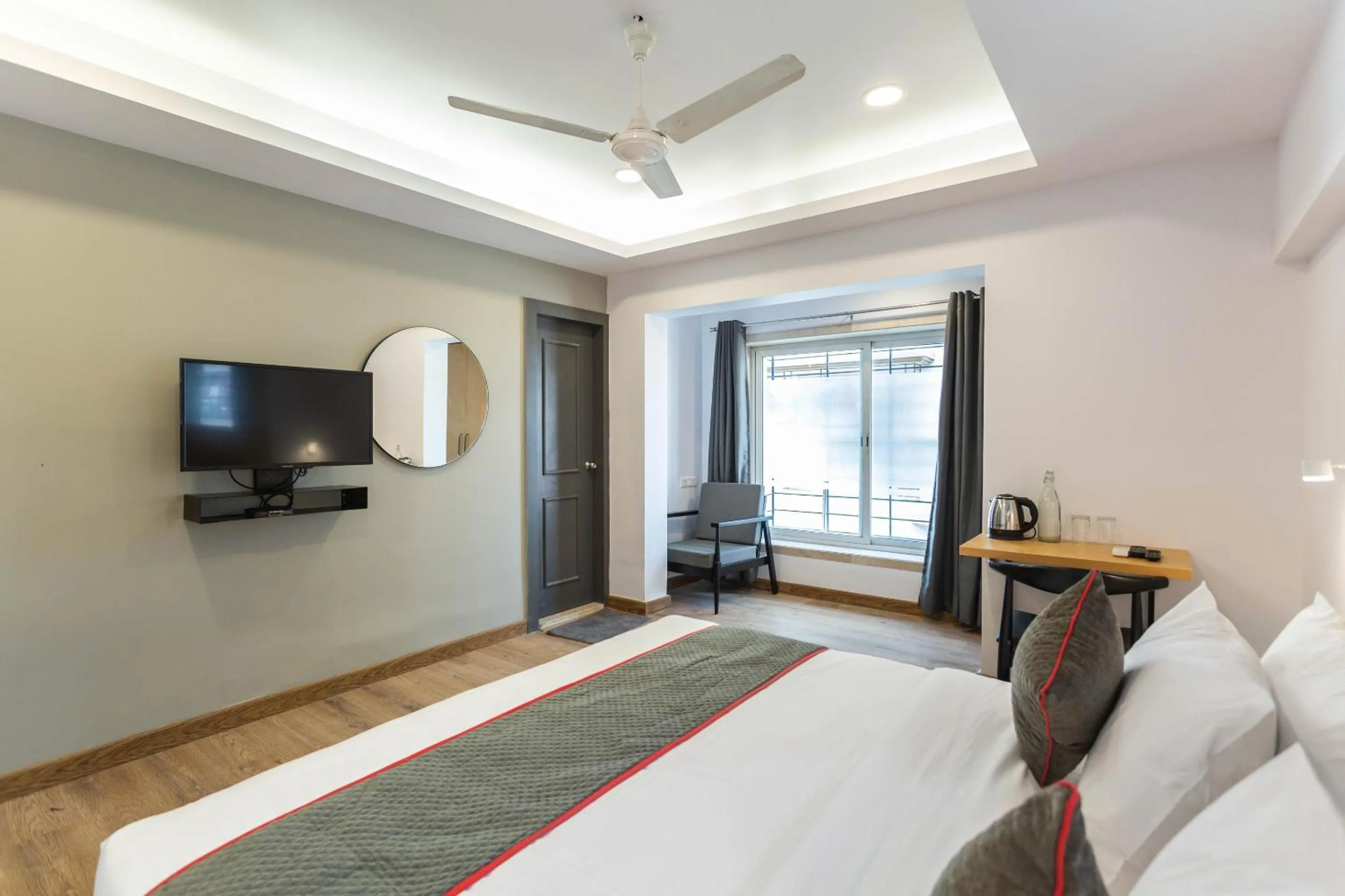 Bedroom, Bed in Super Townhouse Habitat New Town Rooms & Party Spaces