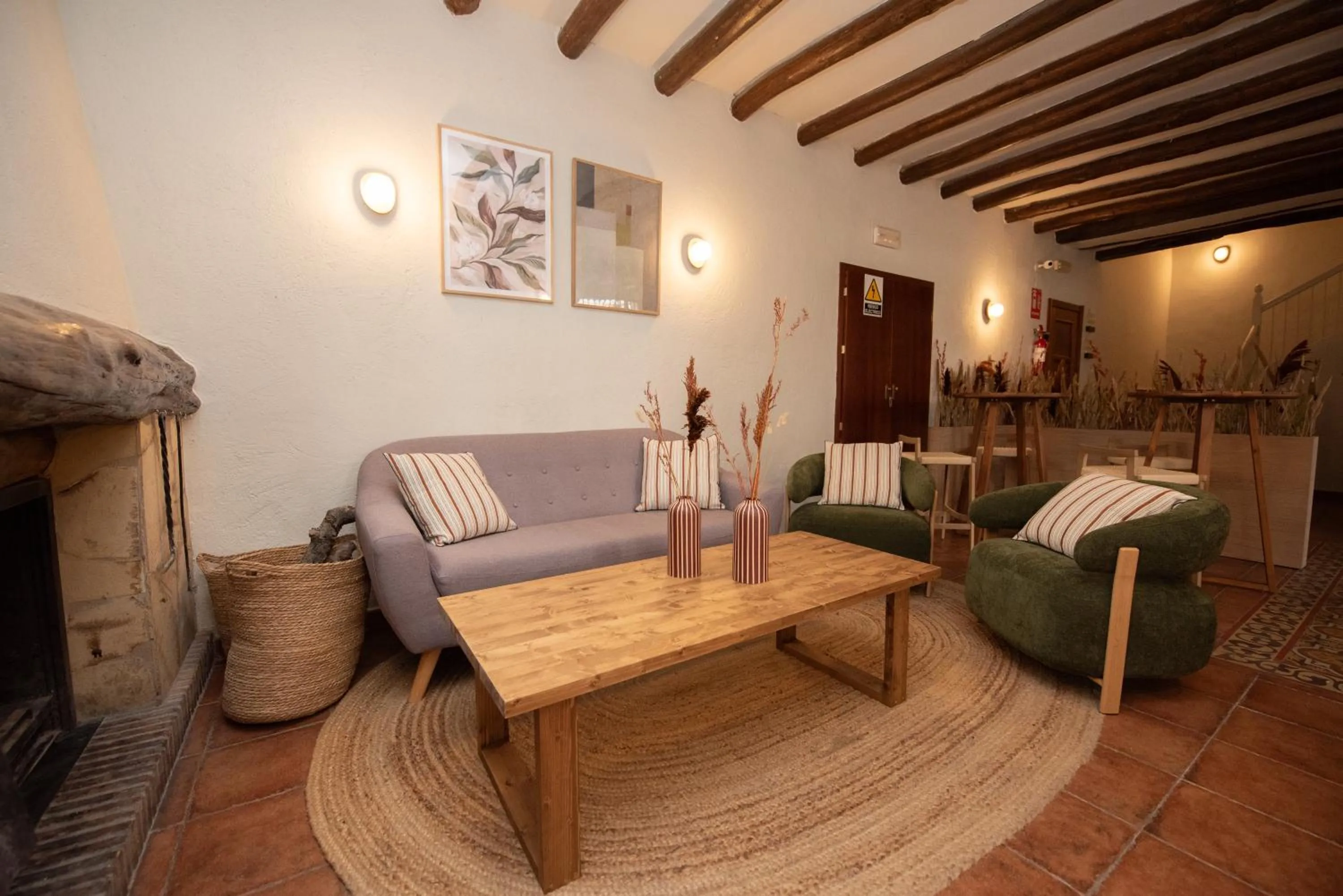 Seating area in Hotel Caseta Nova