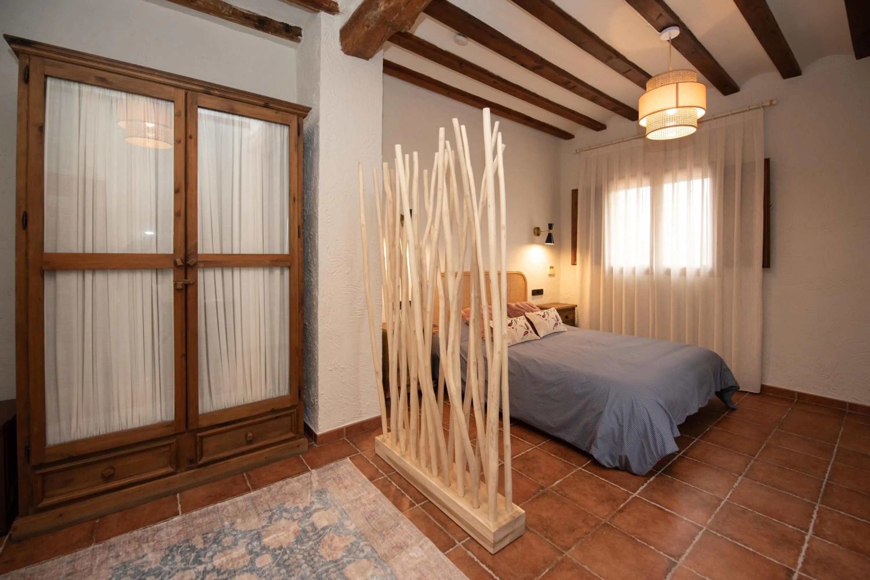 Bed in Hotel Caseta Nova