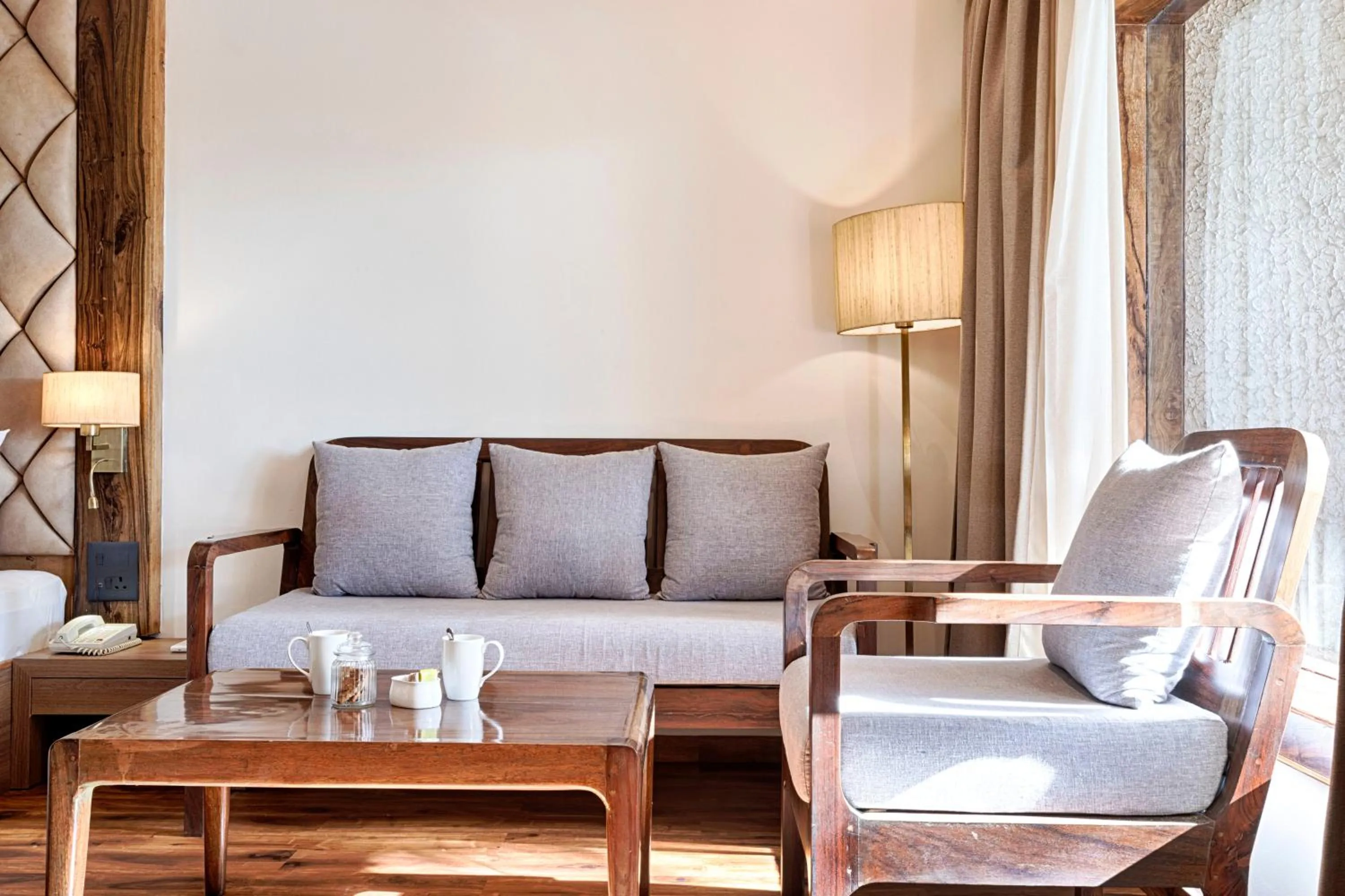 Seating area in Riva Beach Resort