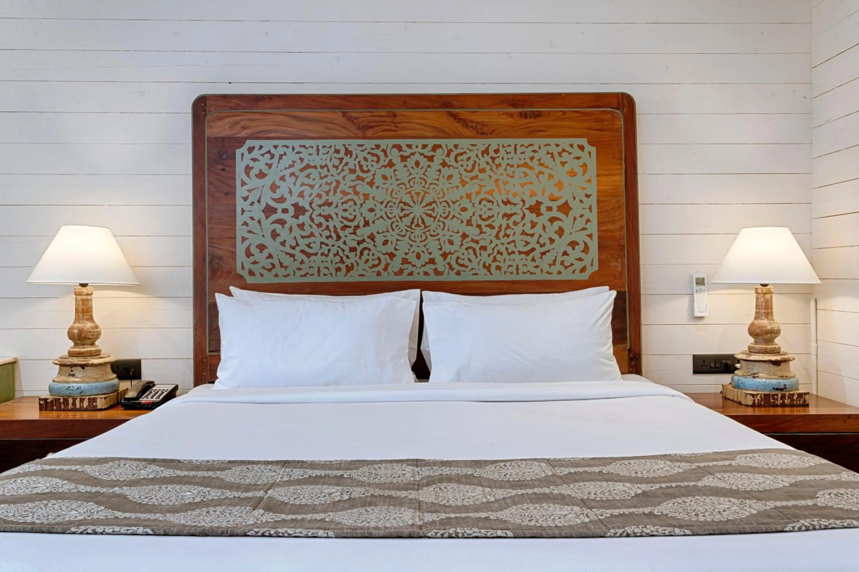 Bed in Riva Beach Resort