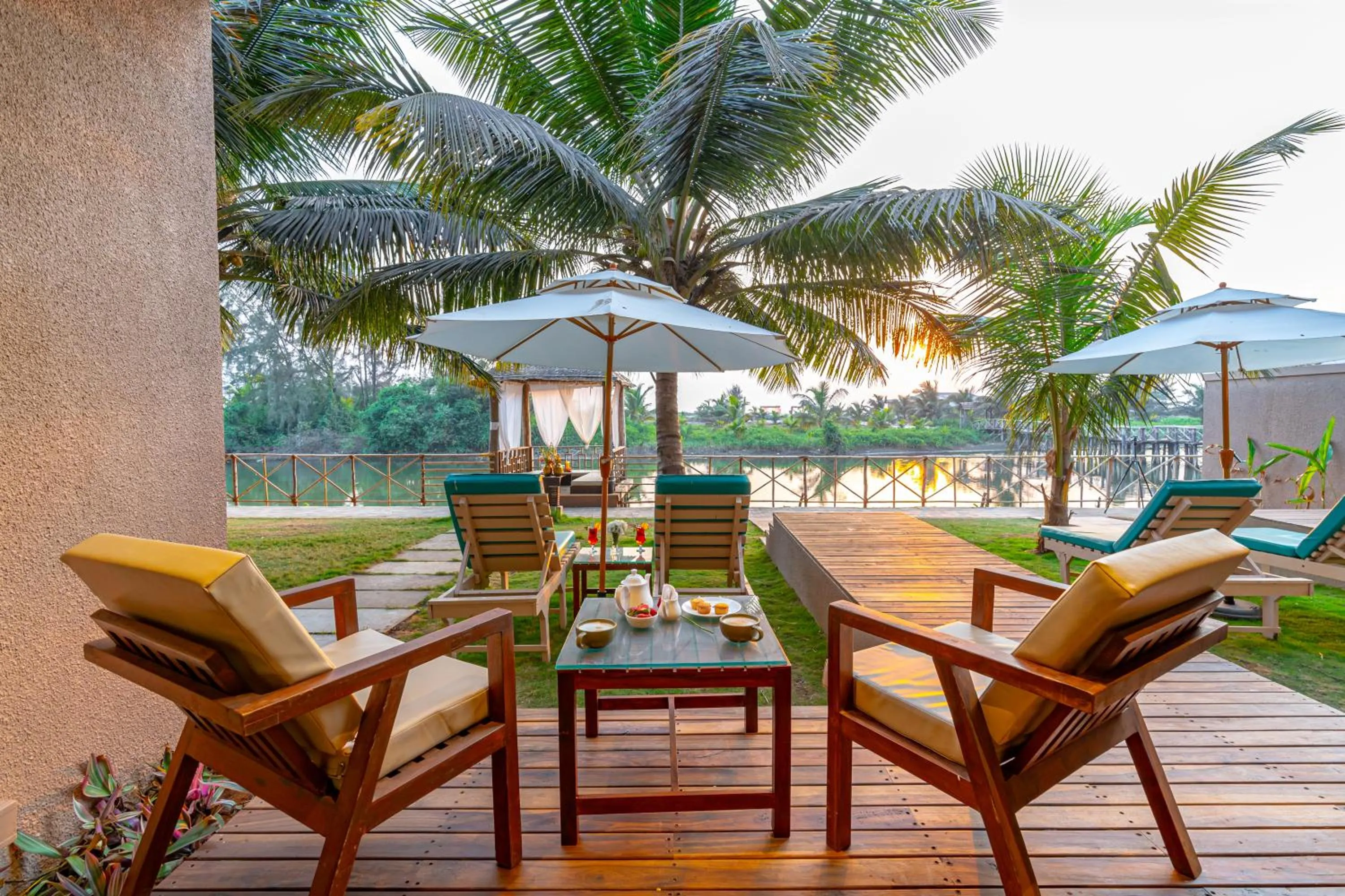 Garden view in Riva Beach Resort