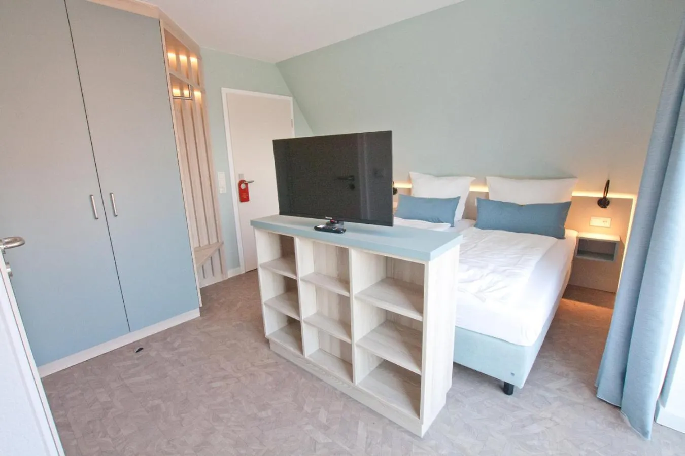 Bed in Hotel Garni Goldener Anker