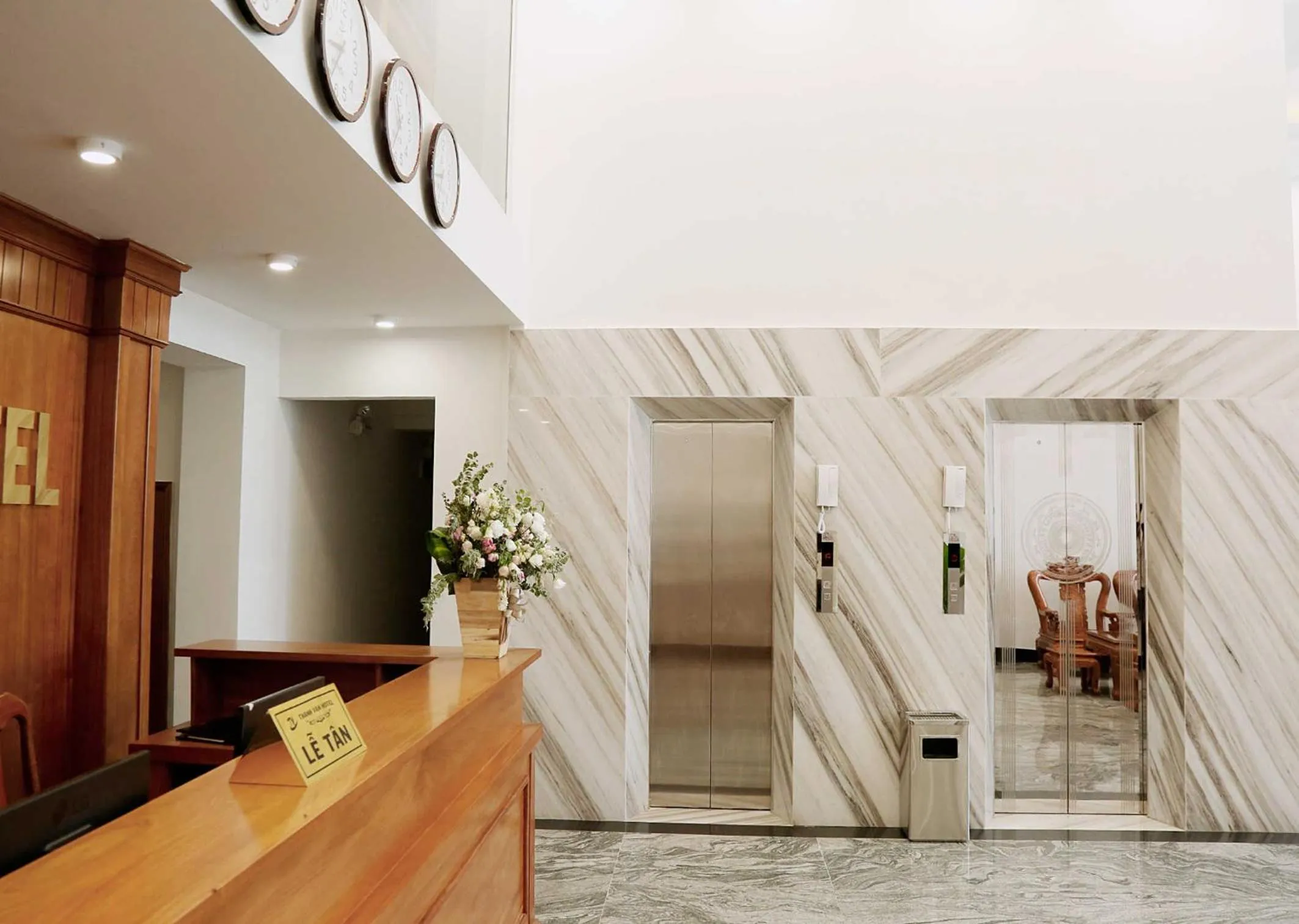 Decorative detail in Thanh Van Hotel Quy Nhon