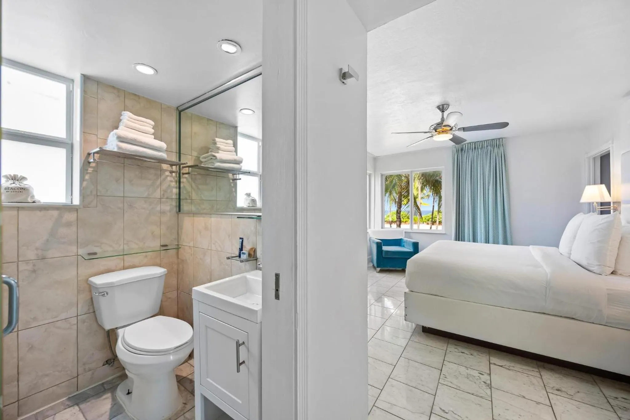 Bed in Beacon South Beach Hotel