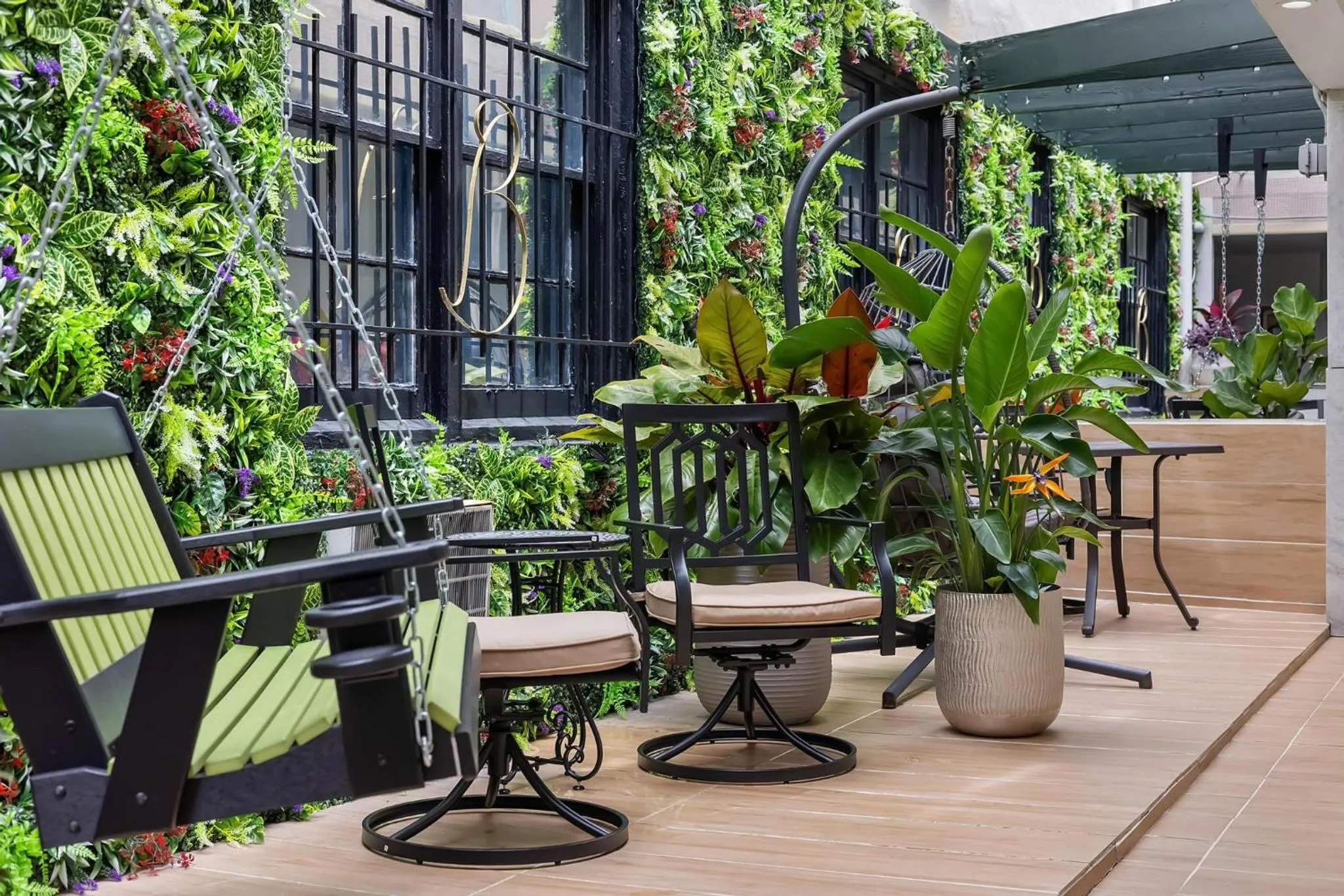 Patio in Beacon South Beach Hotel