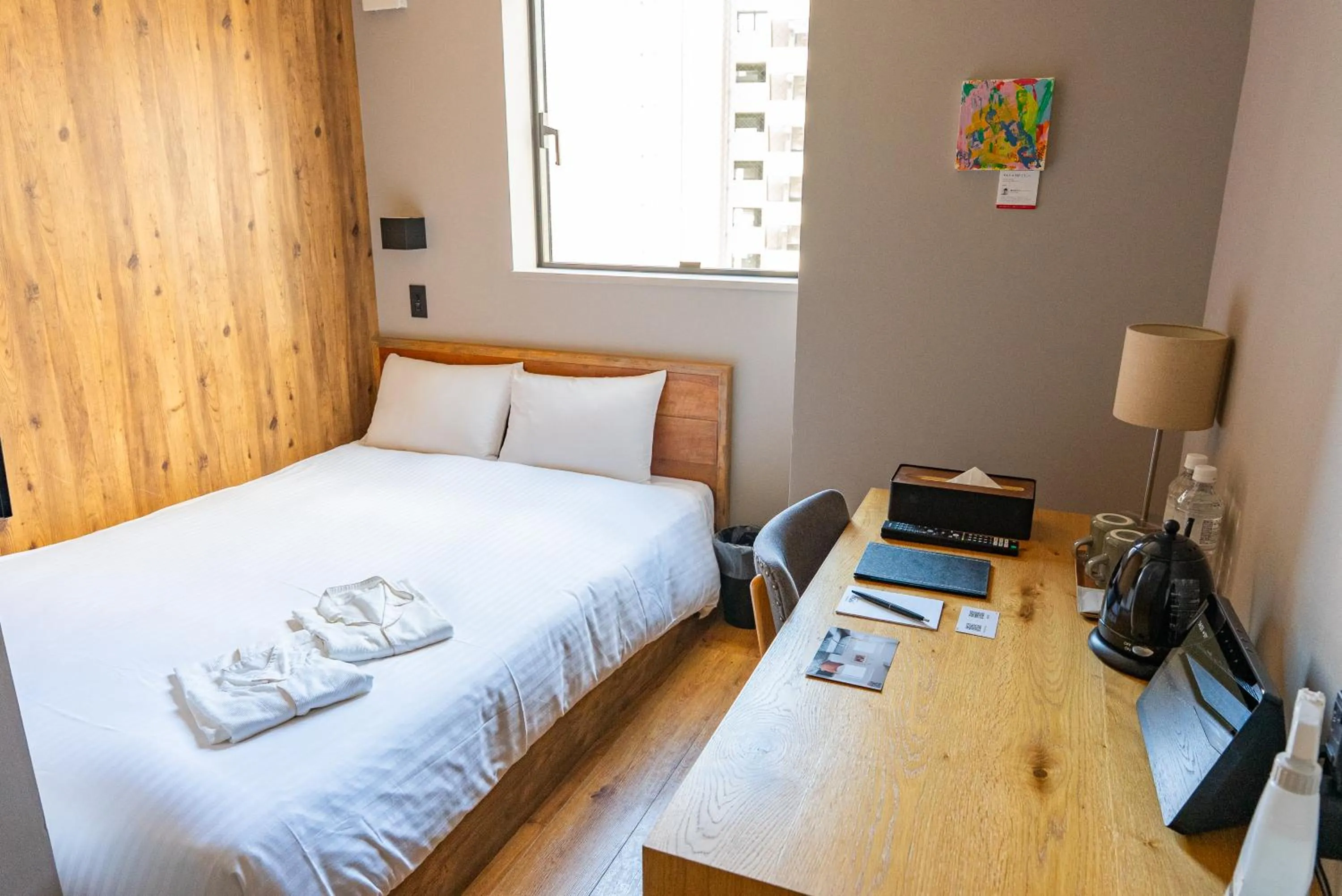 Bed in Hotel Mei Fukuoka Tenjin