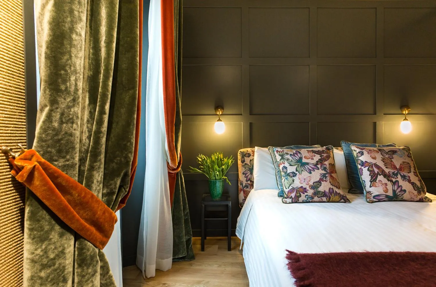 Bed in Living Suites