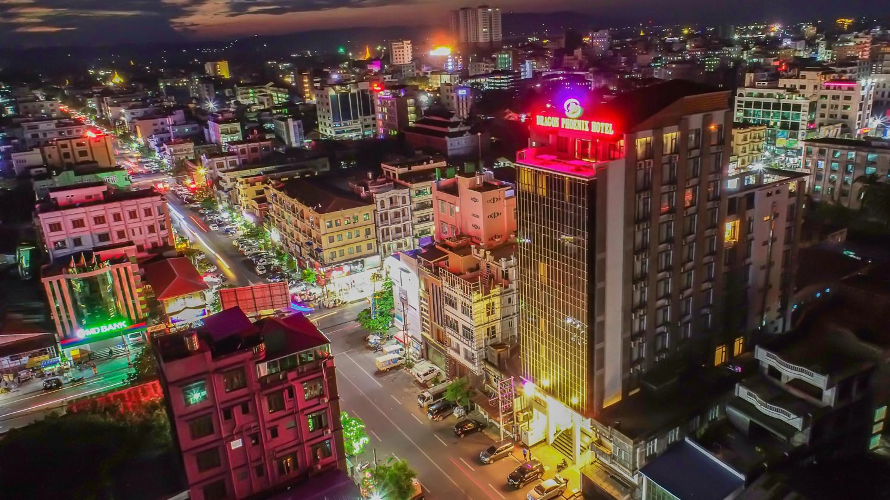 City view in Dragon Phoenix Hotel