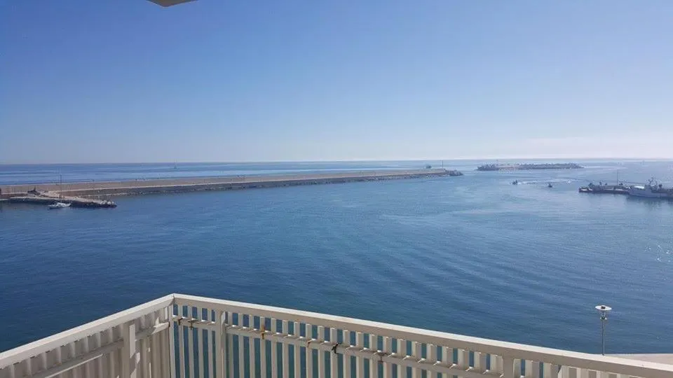 Balcony/Terrace in B&B LA BAIA Sea Rooms