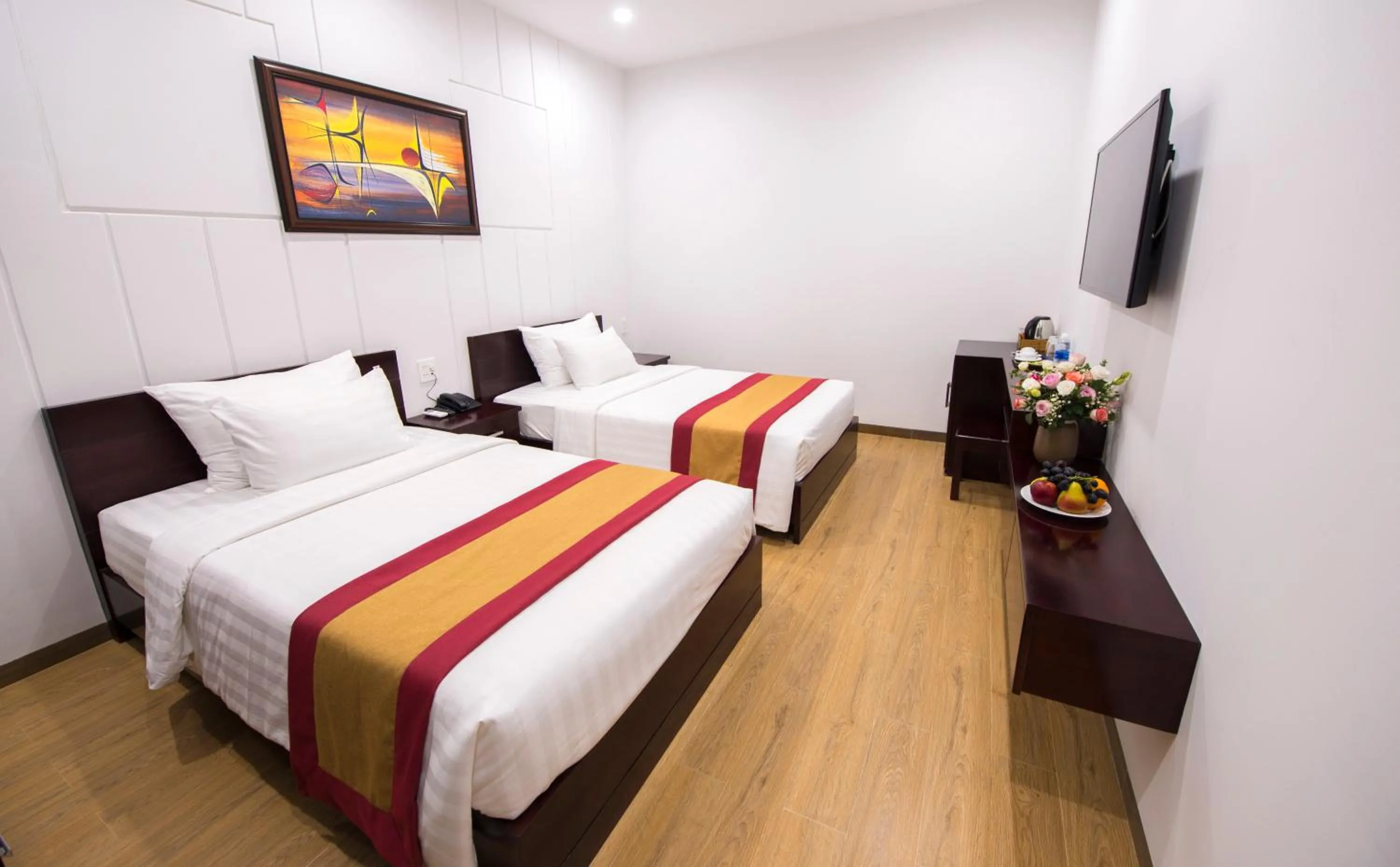 Bed in Dac Tin Luxury Hotel