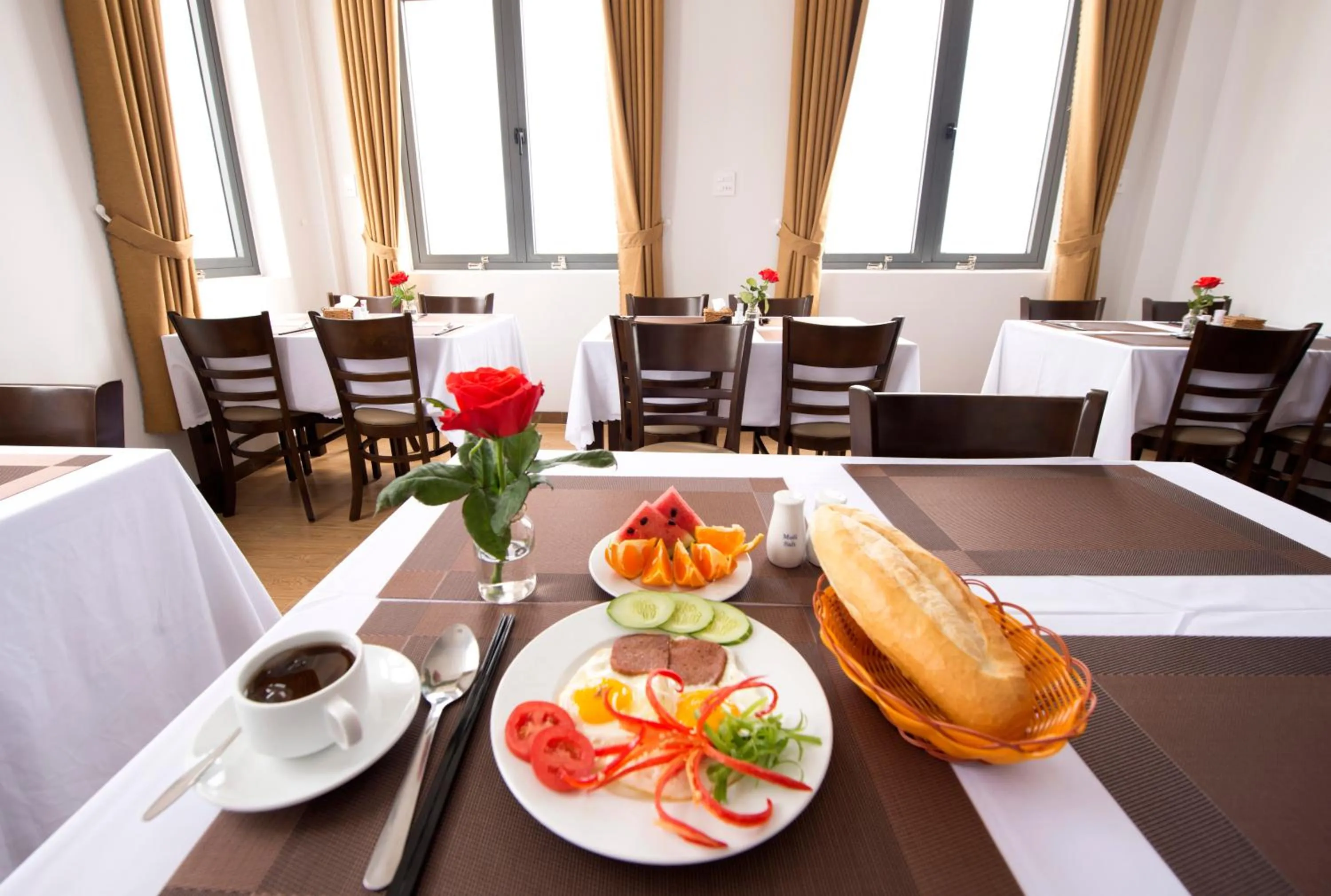 Breakfast in Dac Tin Luxury Hotel