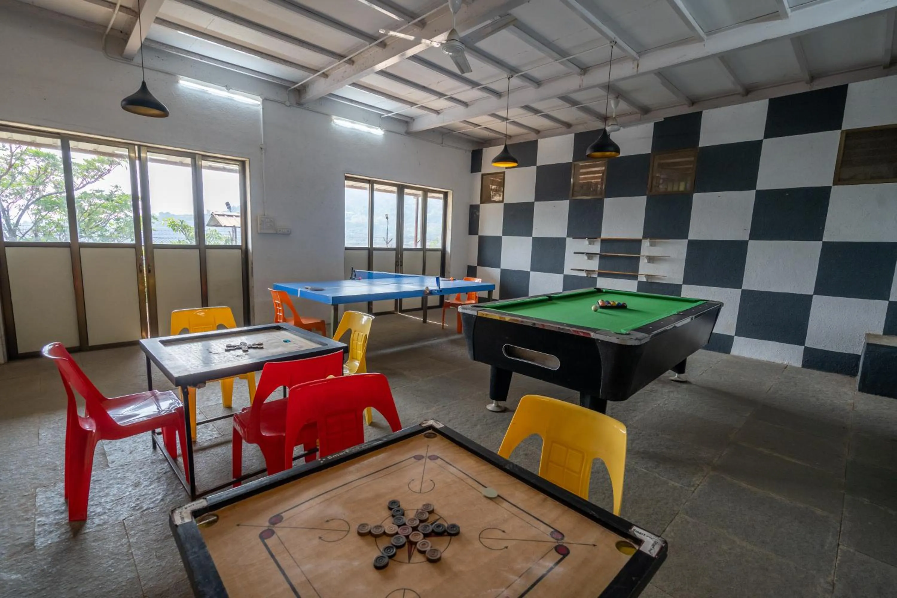 Game Room in Green Velvet Resort-Near Pawna Lake