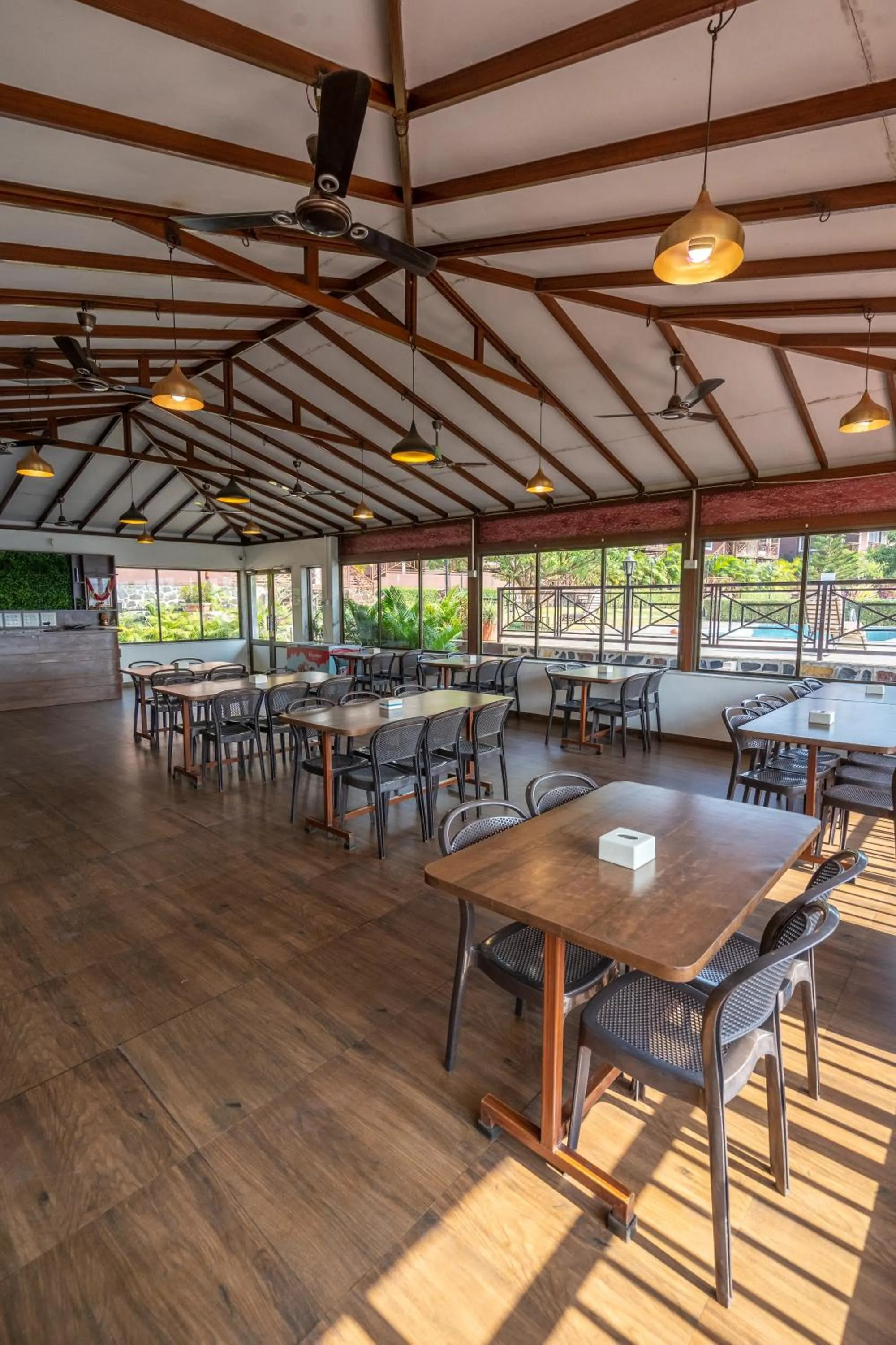 Restaurant/places to eat in Green Velvet Resort-Near Pawna Lake