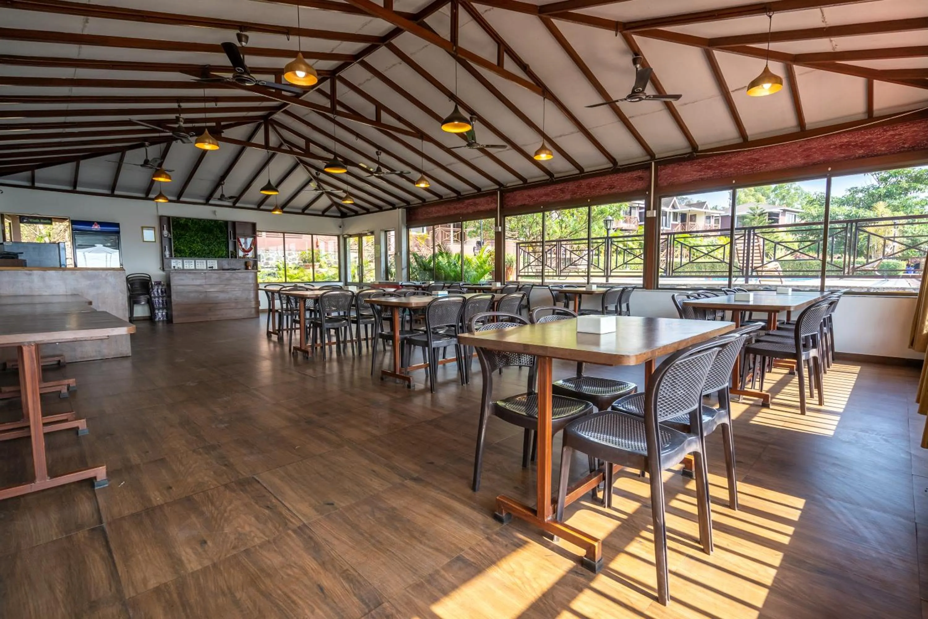 Restaurant/places to eat in Green Velvet Resort-Near Pawna Lake