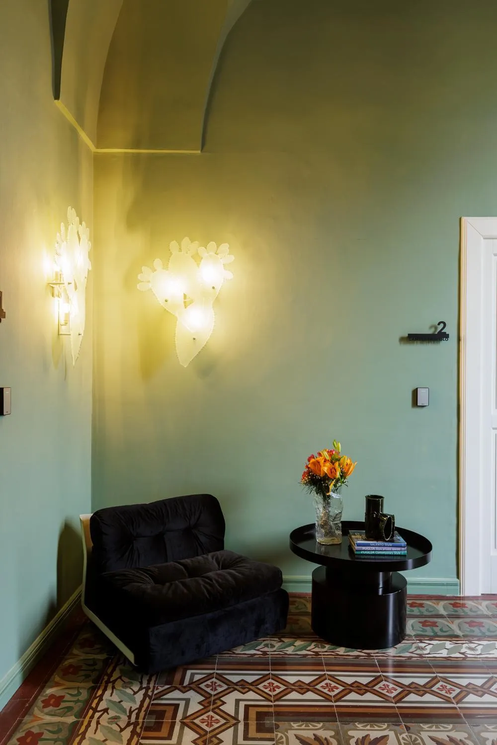 Seating area in La Naca Della Taranta B&B